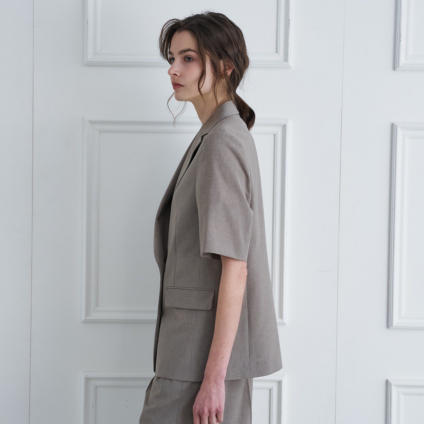 DRESSTERIOR「【otonaMUSE5月号掲載/セットアップ可】ウォッシャブルイージーサマージャケット」|テーラードジャケット|