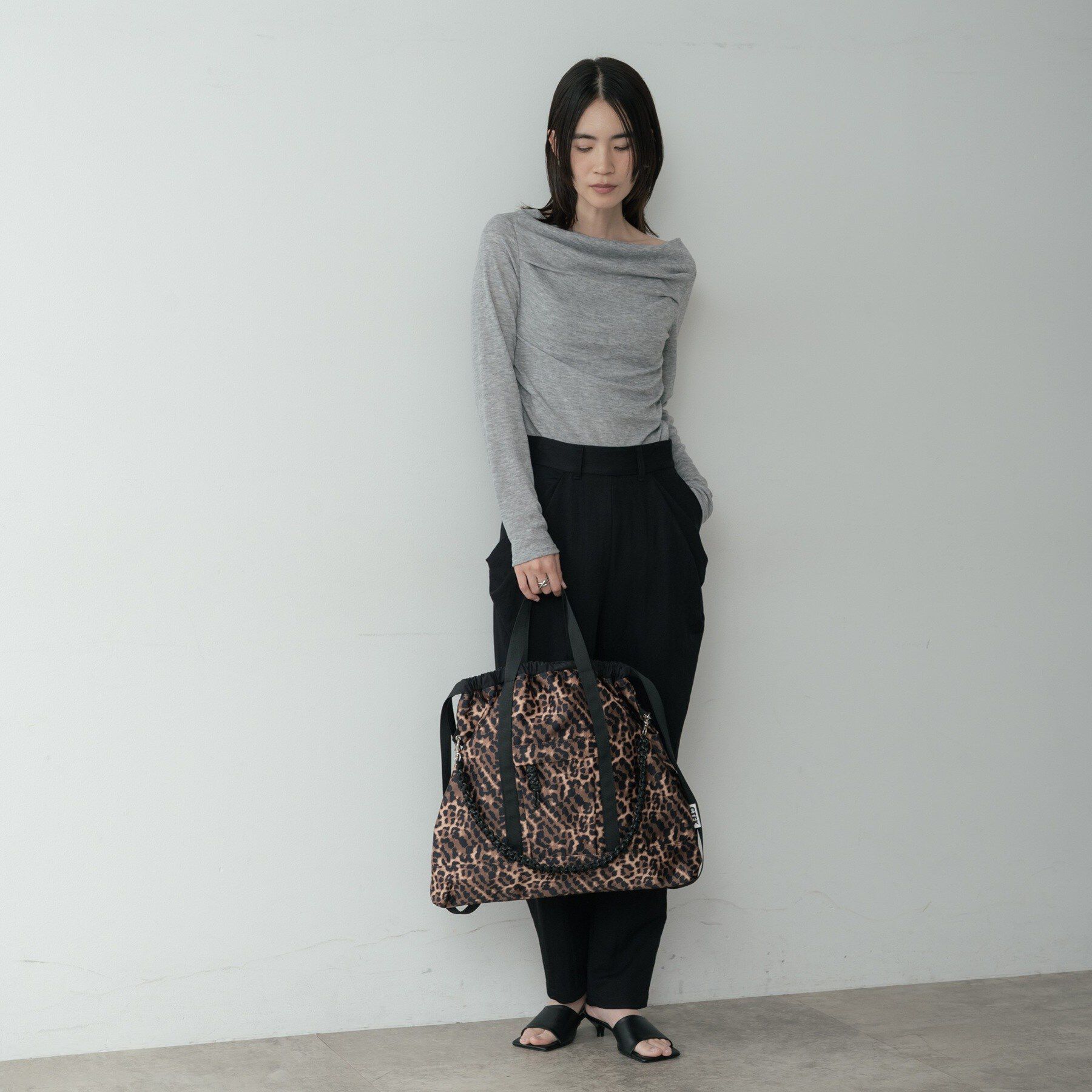 GALLEST「【CONTROL FREAK ／ CTFK】ナイロン3WAYレオパードスクエアトート」|トートバッグ|