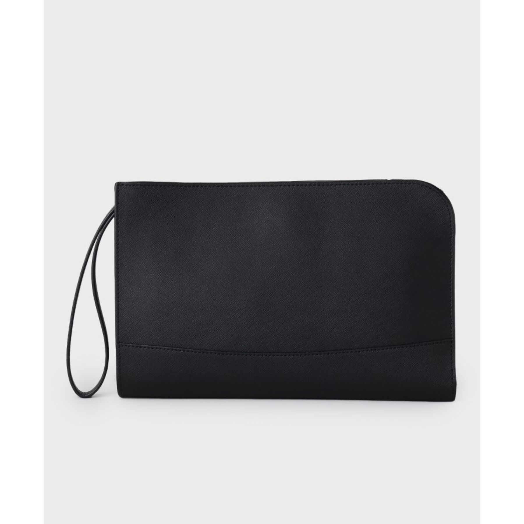 TAKEO KIKUCHI「【冠婚葬祭】ブラックレザー クラッチバッグ」|クラッチバッグ|