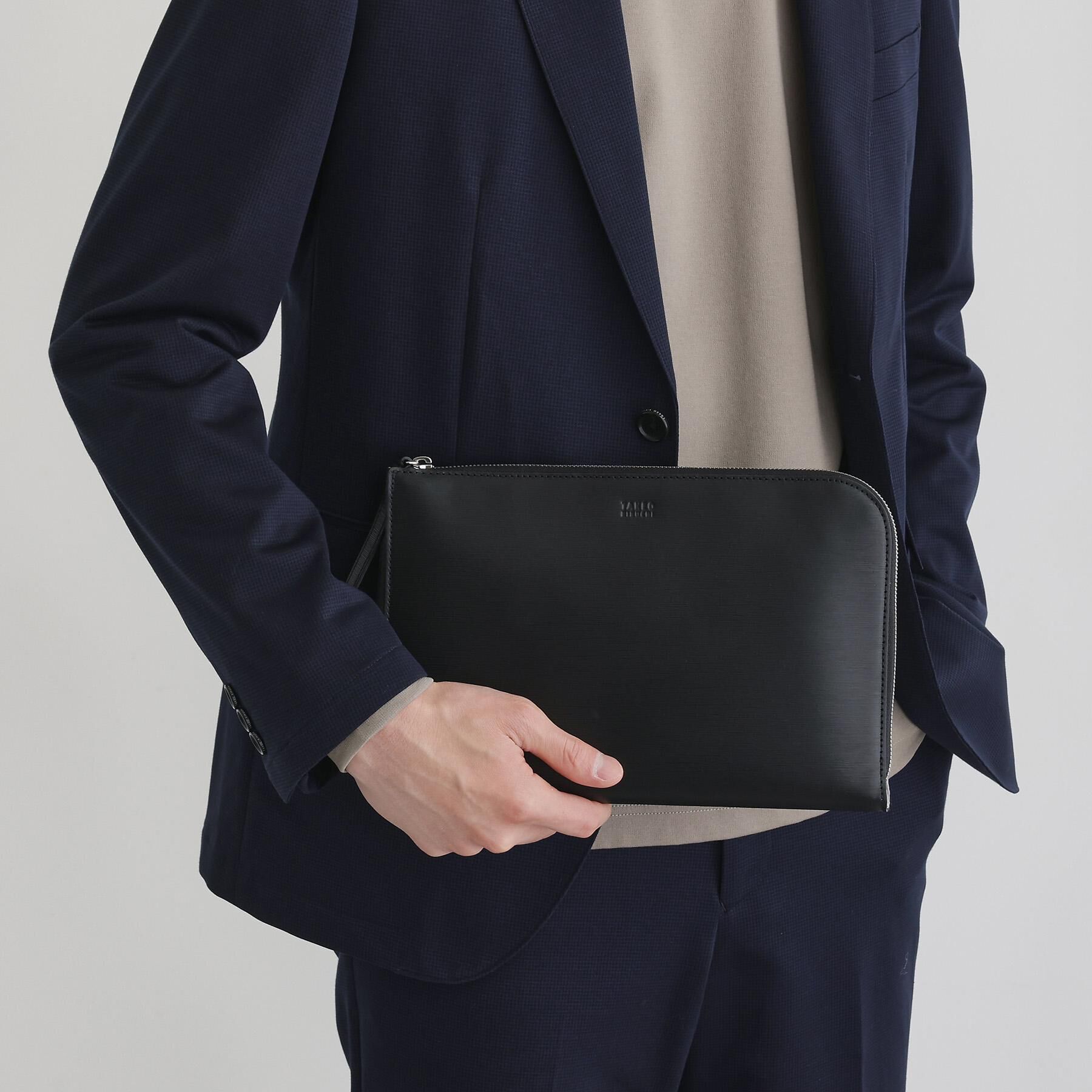 TAKEO KIKUCHI「【ベーシック】レザー クラッチバッグ」|クラッチバッグ|