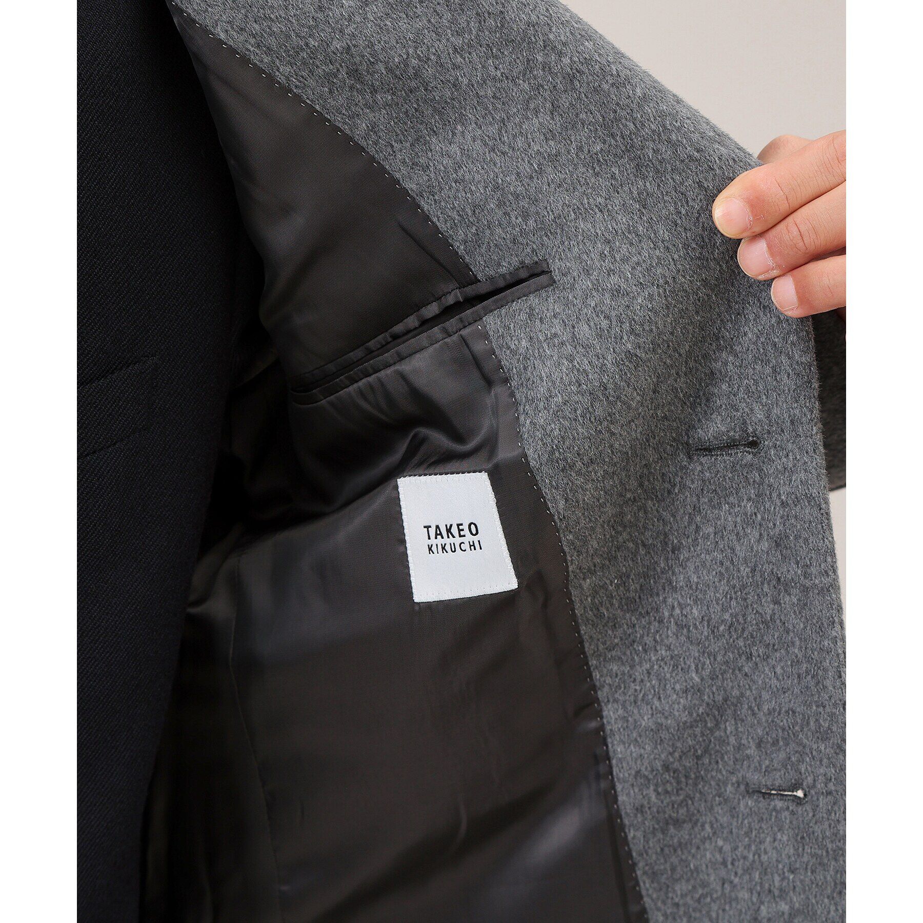 TAKEO KIKUCHI「ウールカシミヤブレンド チェスターコート」|その他|