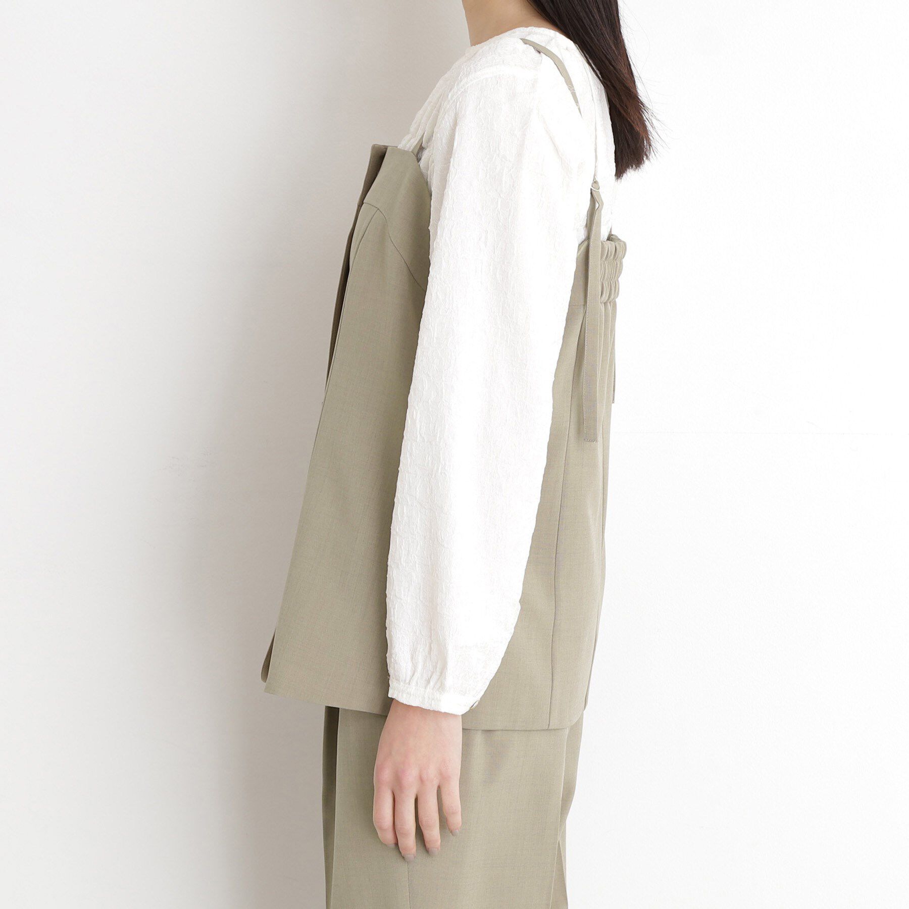 THE SHOP TK「麻調キャミビスチェ【洗濯機OK】」|キャミソール|