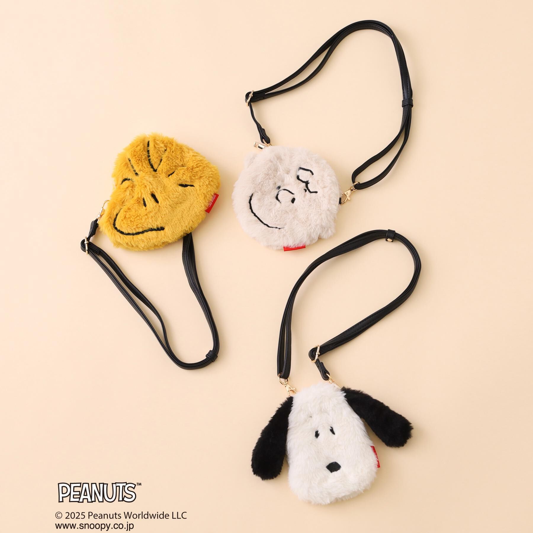 THE SHOP TK「PEANUTS/ピーナッツ スヌーピー ファーポーチ」|ショルダー・メッセンジャー|