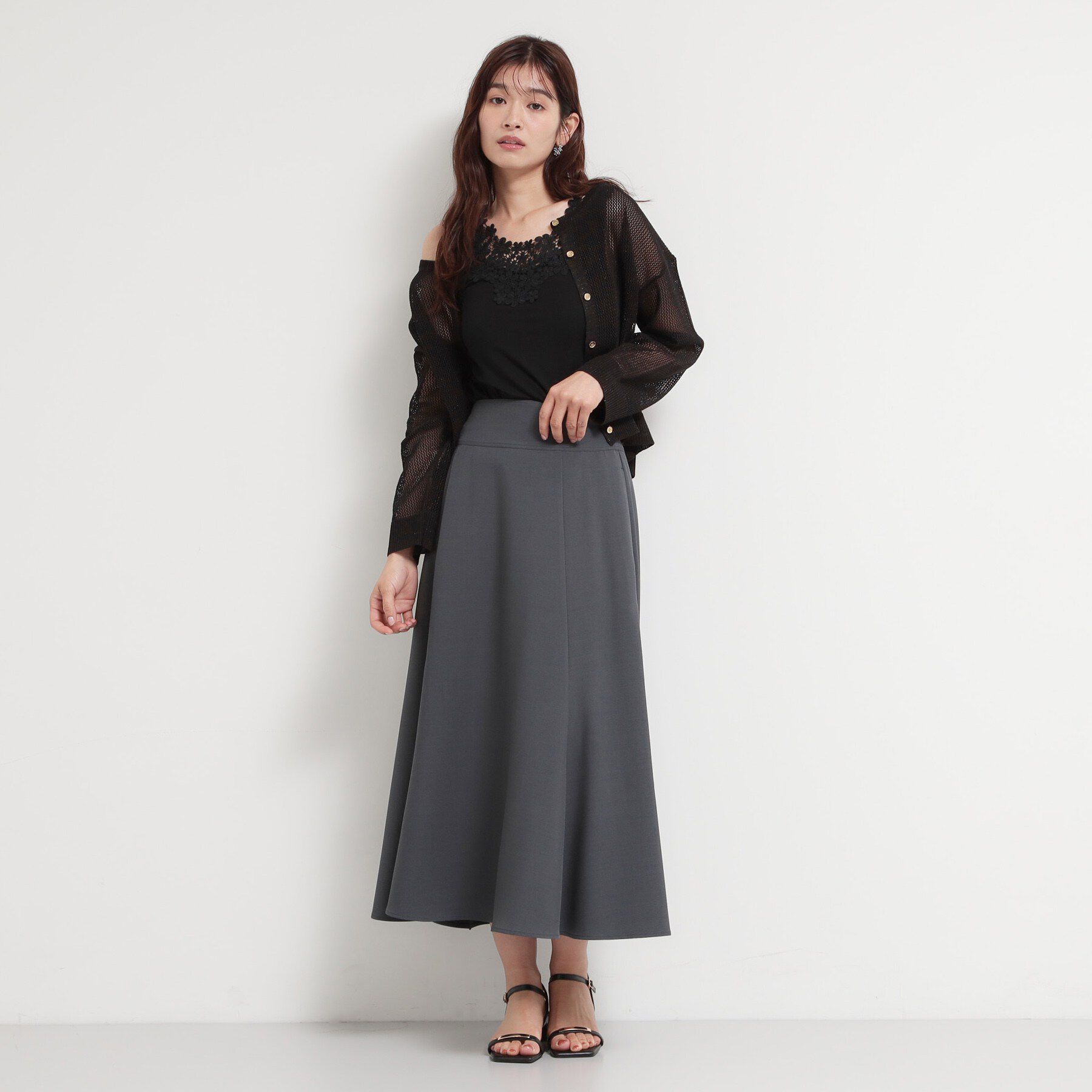 THE SHOP TK「モチーフレースタンク」|キャミソール|