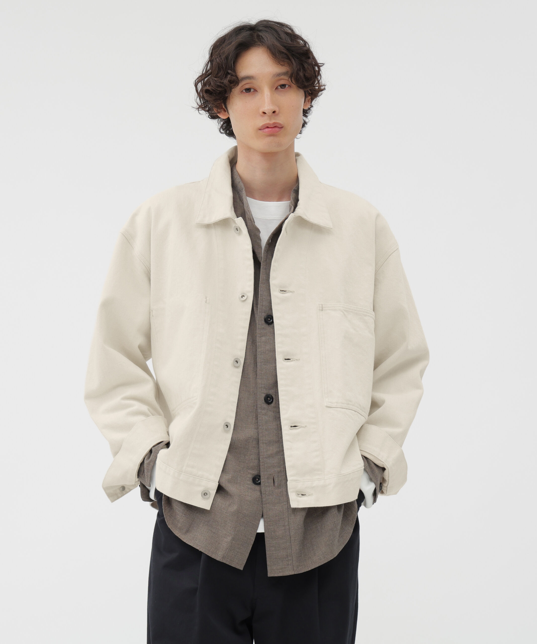 MHL.「CANTON NATURAL DENIM BLOUSON」|ブルゾン・スタジャン|NATURAL2