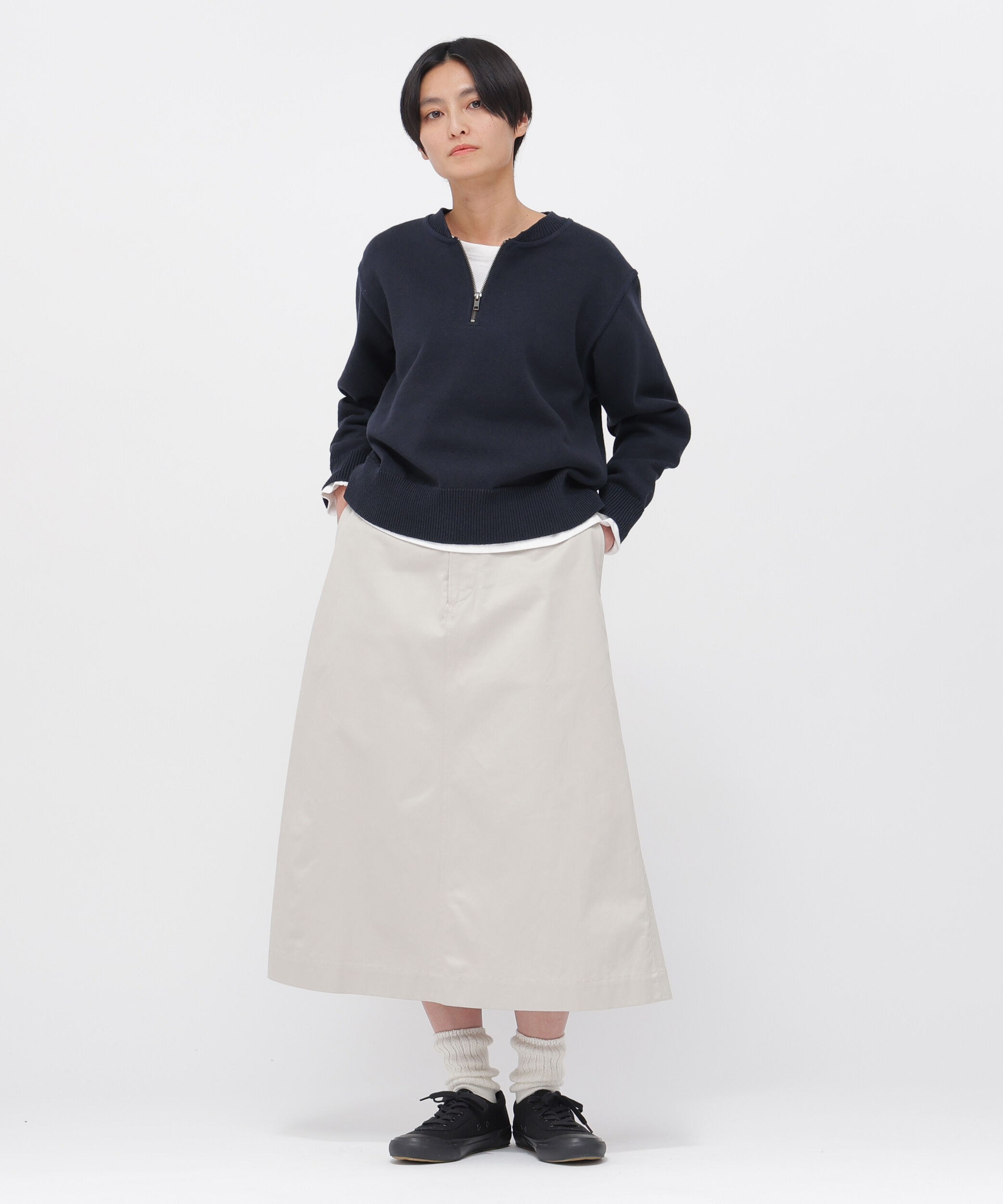 MHL.「DENSE ECO PLATED COTTON KNITWEAR」|ニット・セーター|