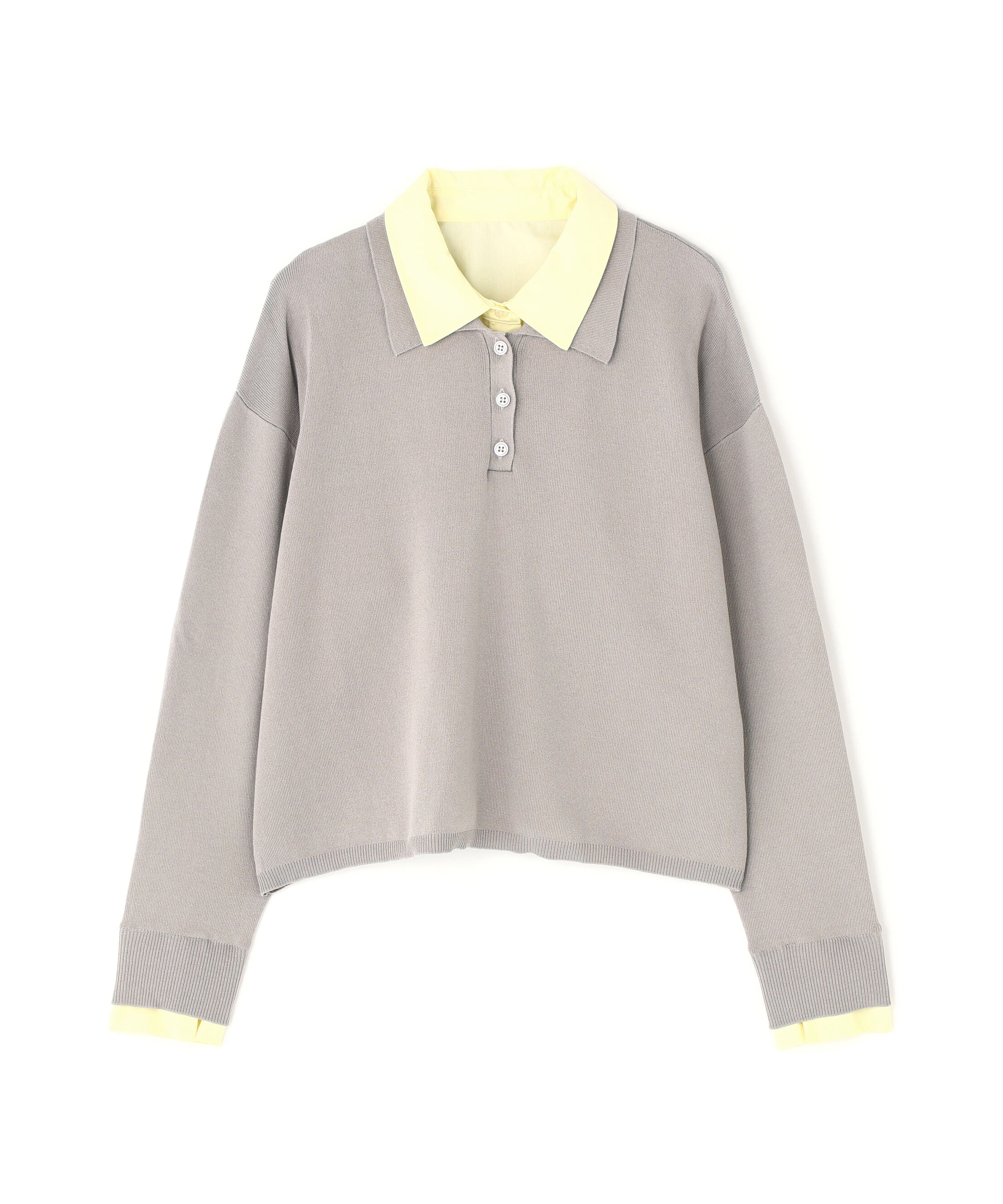  「〈N.〉シャツレイヤードニット」|ニット・セーター|