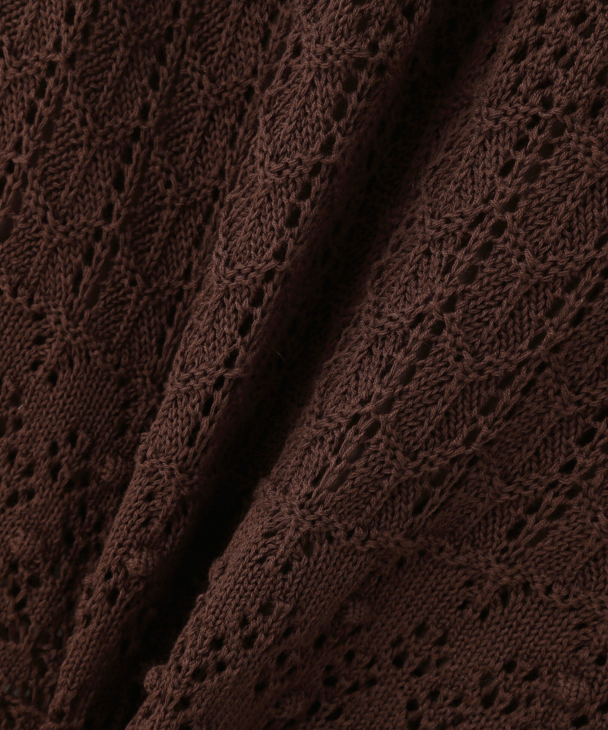  「〈N.〉透かし編みニットミニワンピース」|ワンピース|