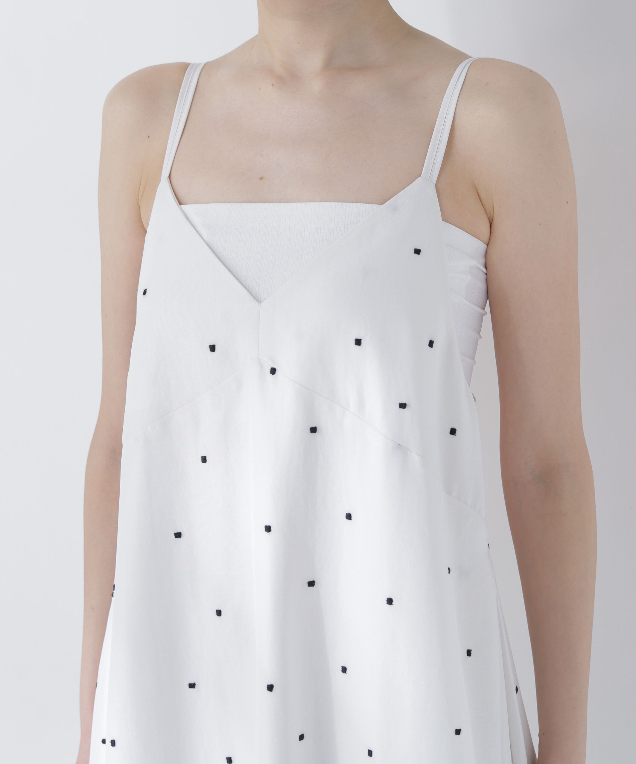  「スクエアドットキャミワンピース」|ワンピース|