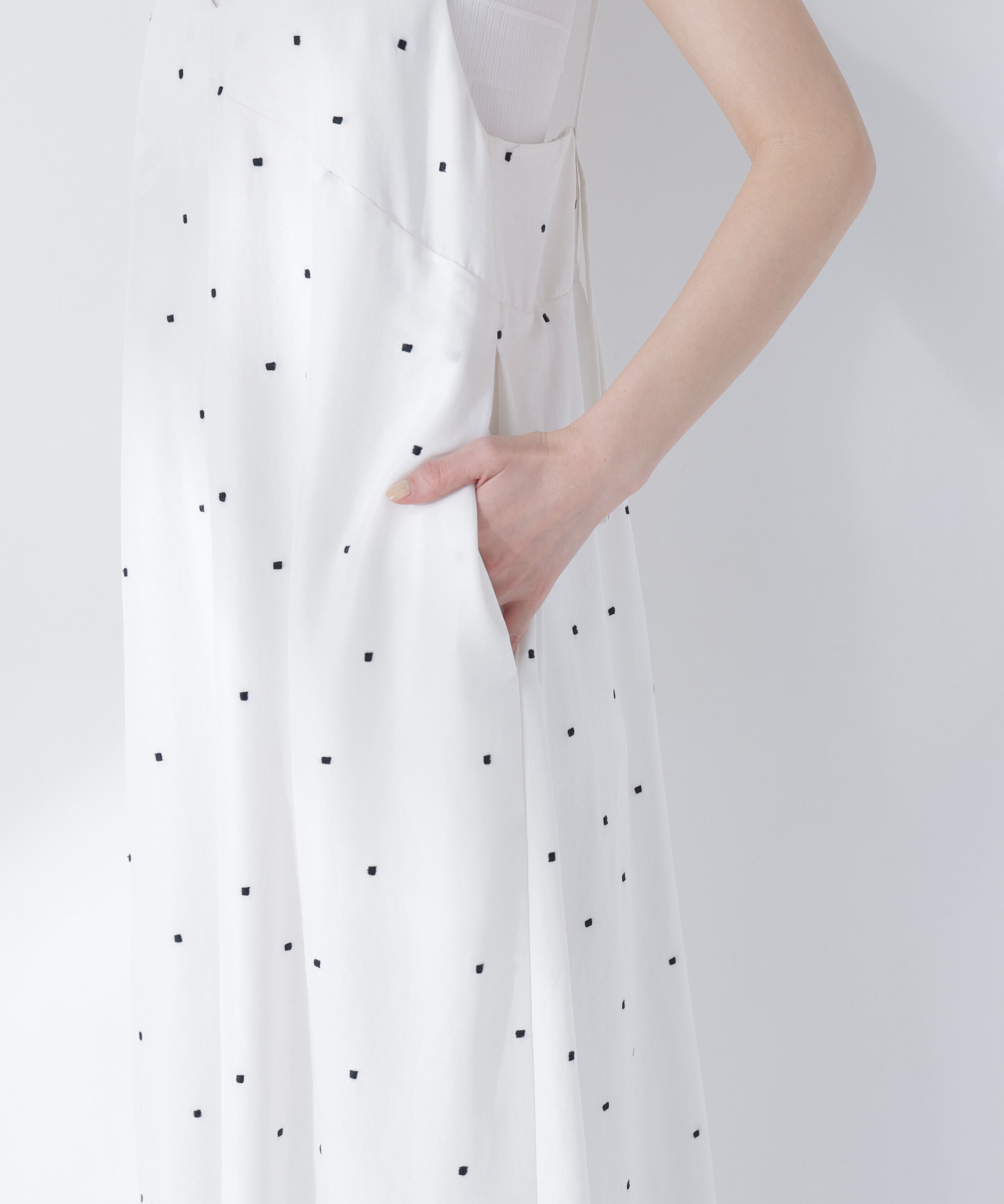  「スクエアドットキャミワンピース」|ワンピース|