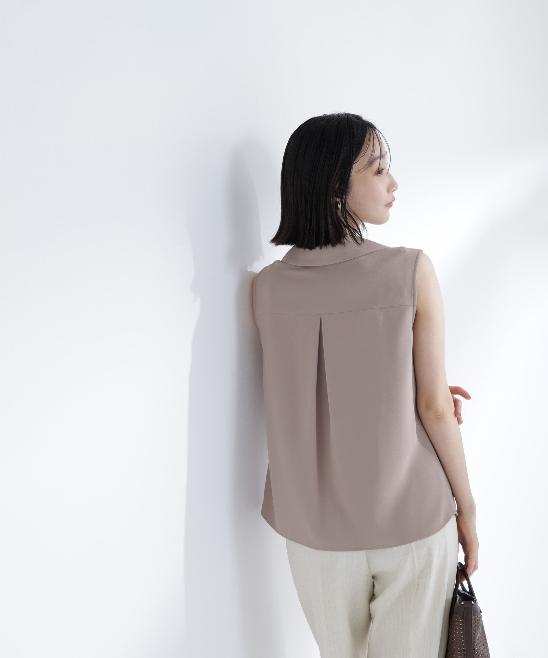  「開襟とろみブラウス」|シャツ・ブラウス|