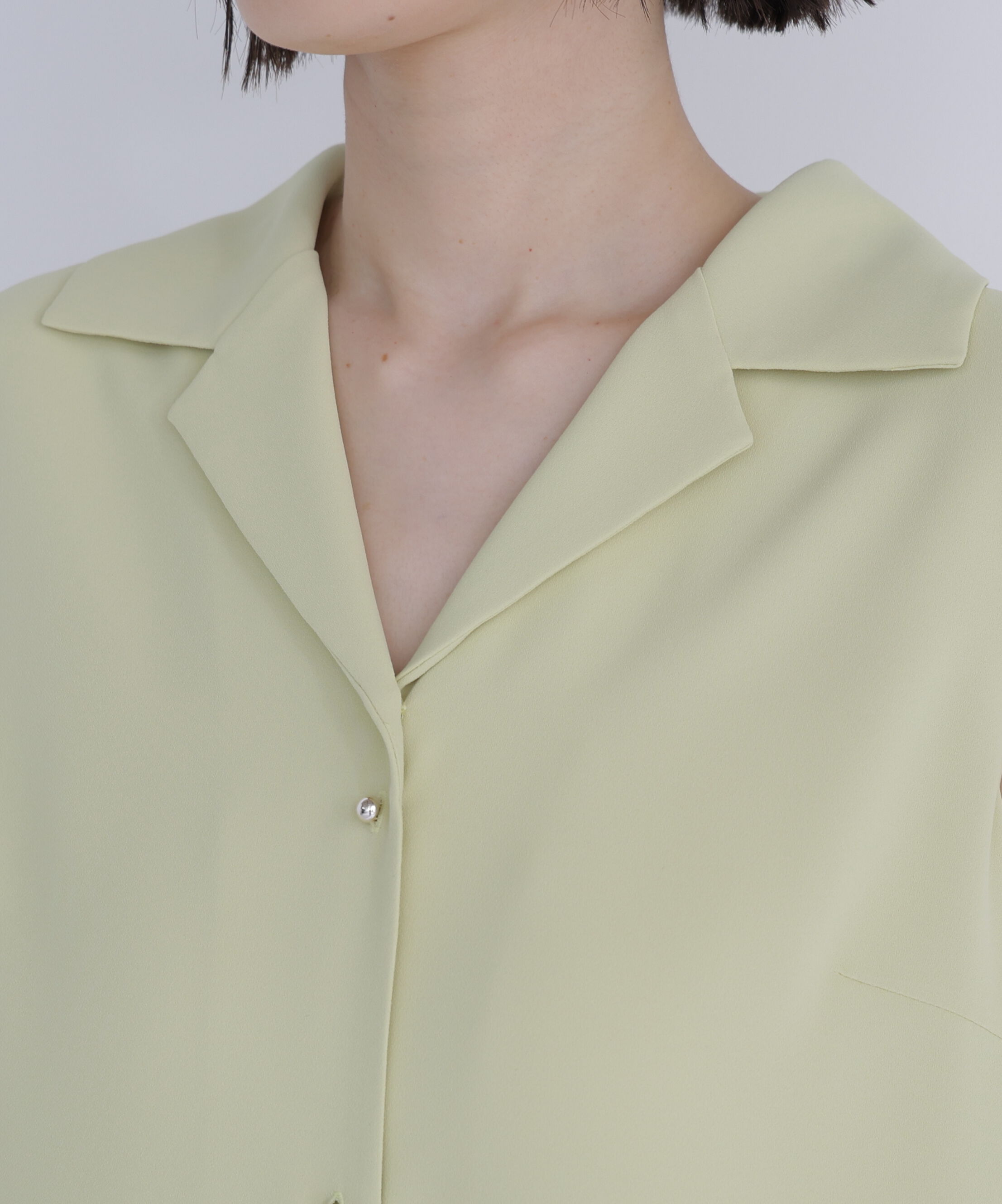  「開襟とろみブラウス」|シャツ・ブラウス|