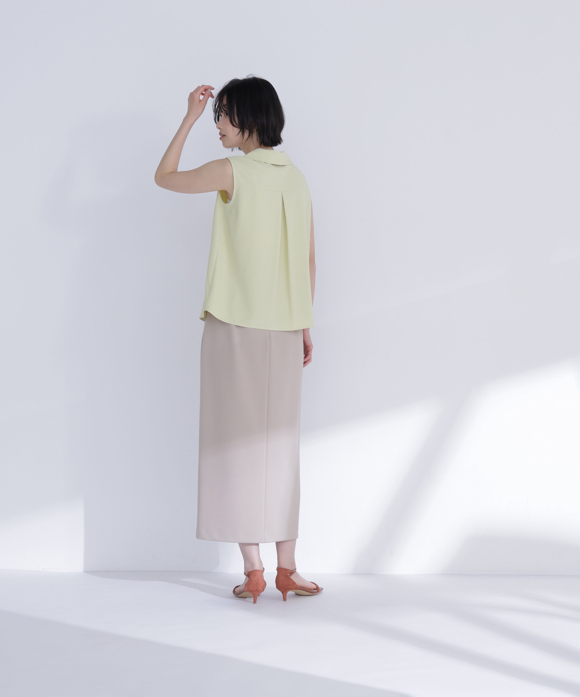  「開襟とろみブラウス」|シャツ・ブラウス|