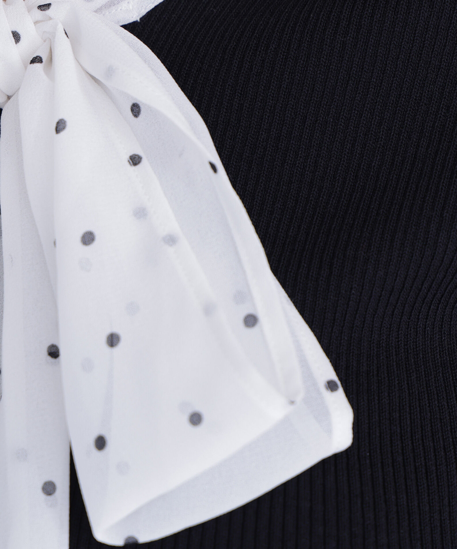  「ドットリボンボウタイニット」|ニット・セーター|