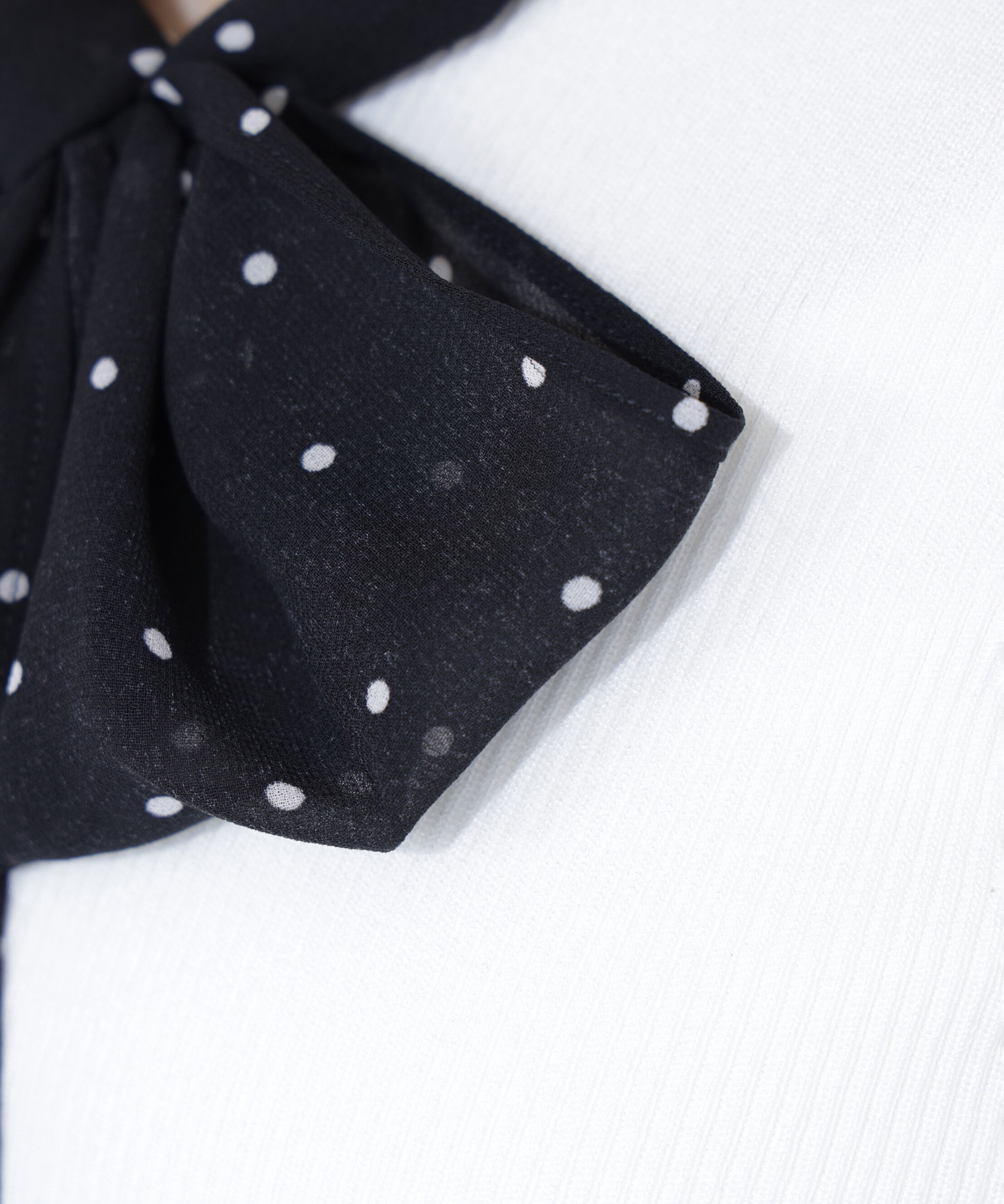  「ドットリボンボウタイニット」|ニット・セーター|