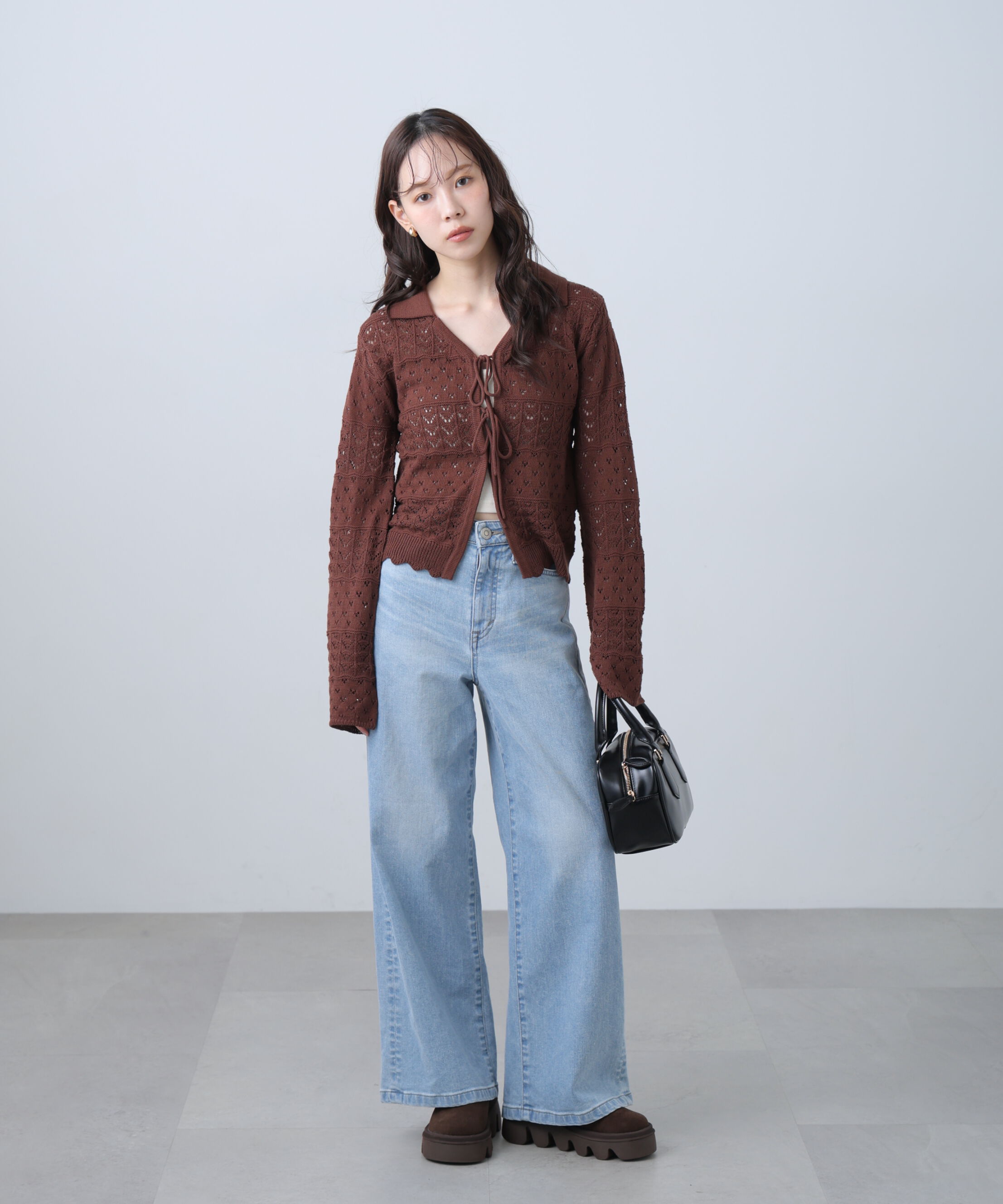  「〈SOMETHING〉LISAワイドデニムパンツ XS別注」|その他|