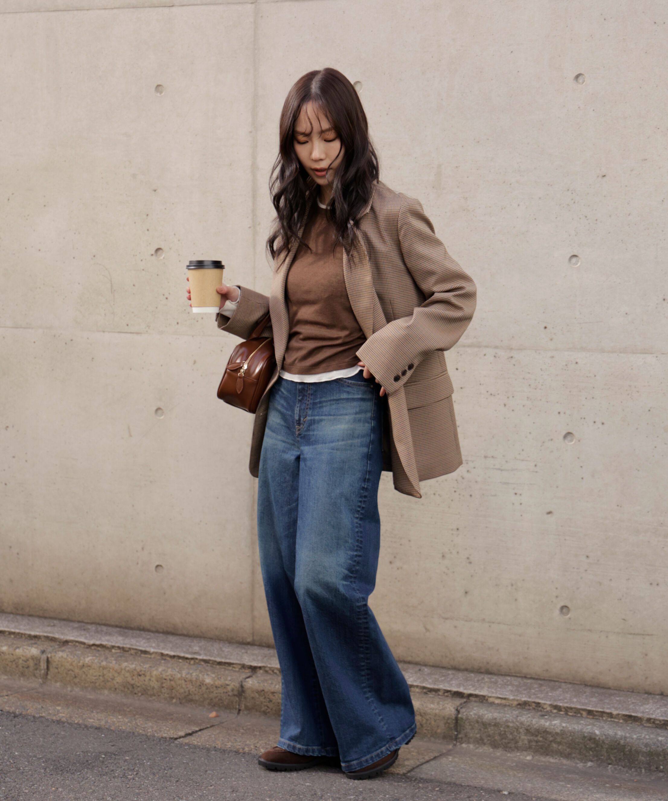  「〈SOMETHING〉LISAワイドデニムパンツ XS別注」|その他|