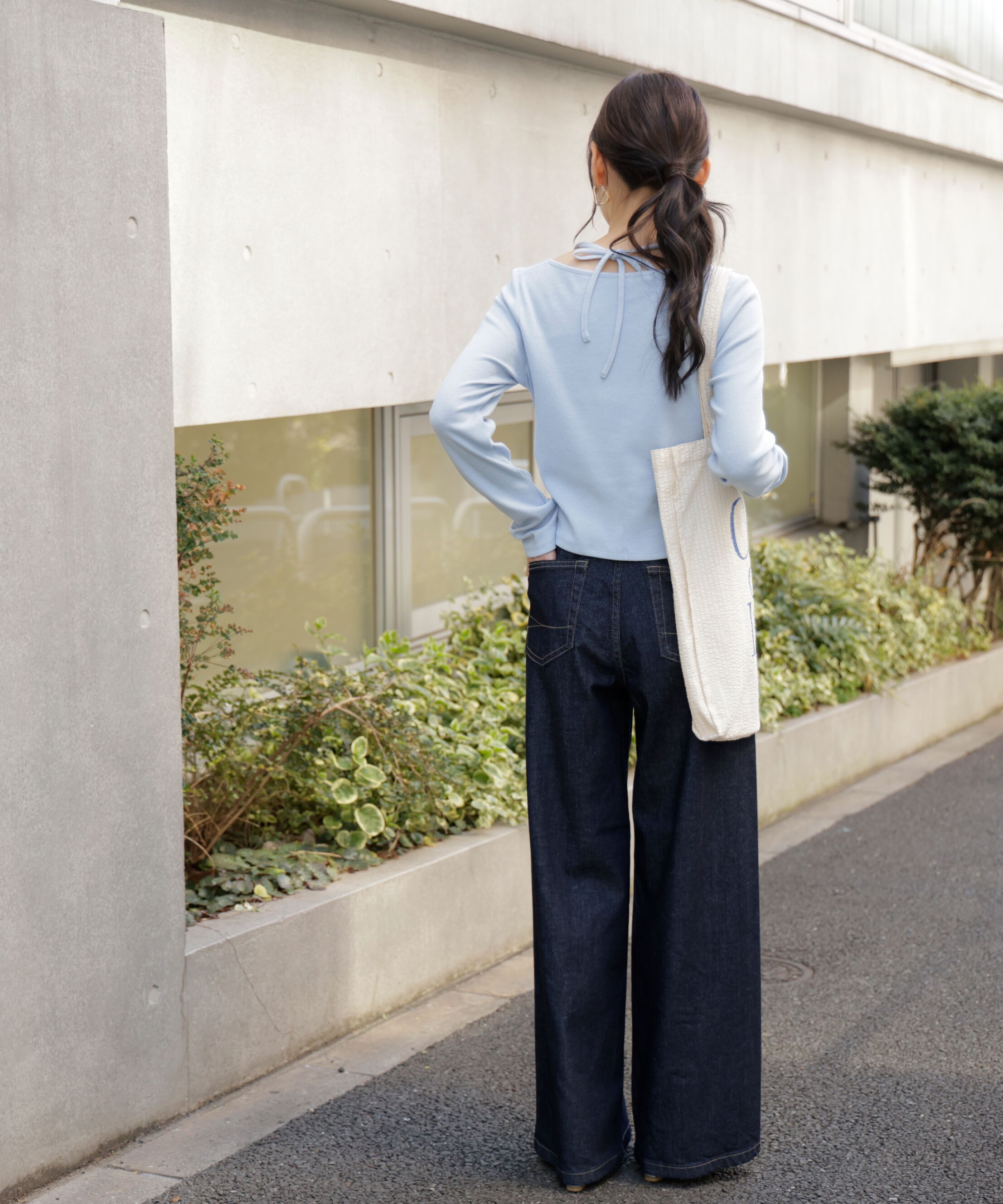  「〈SOMETHING〉LISAワイドデニムパンツ XS別注」|その他|