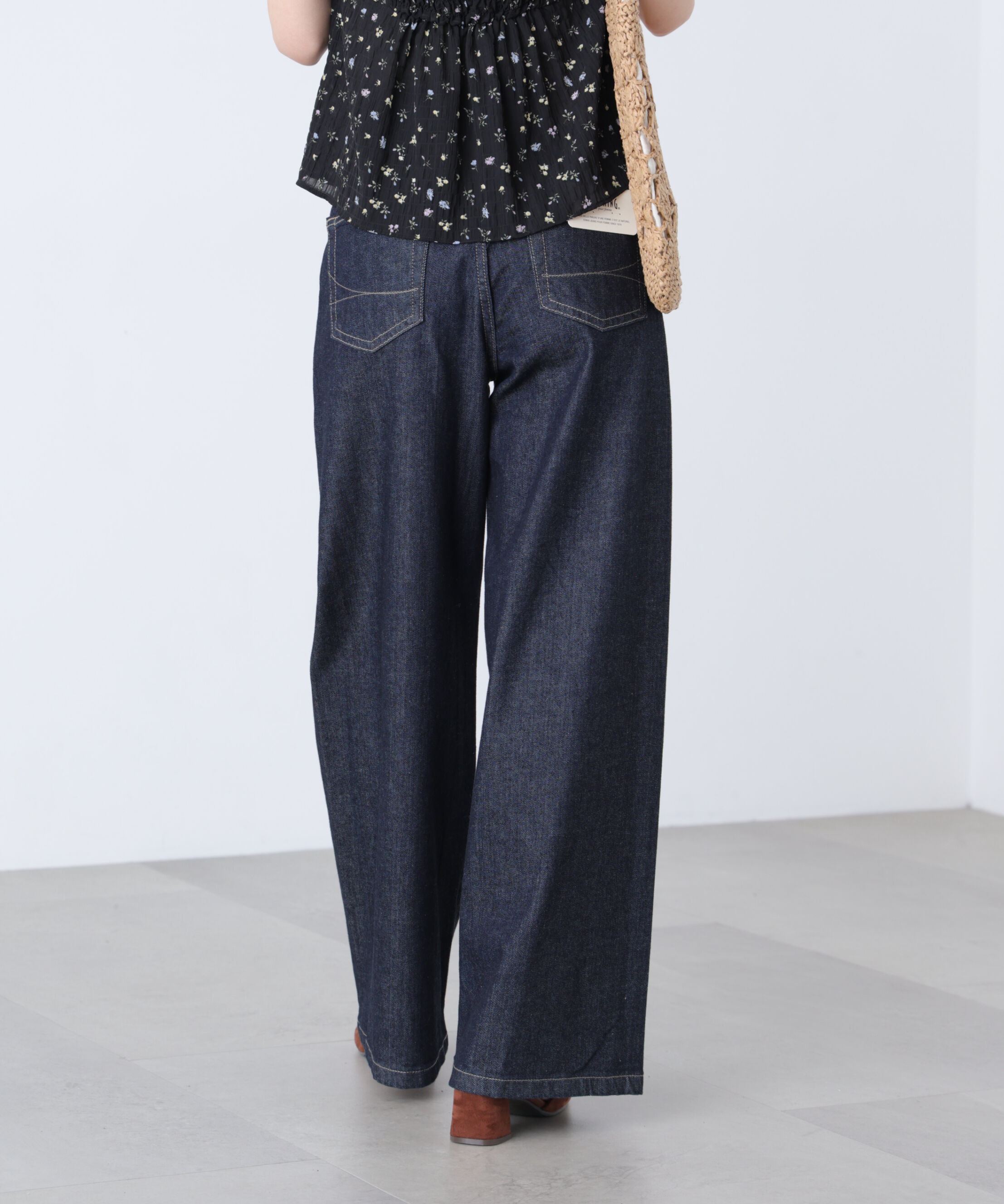  「〈SOMETHING〉LISAワイドデニムパンツ XS別注」|その他|