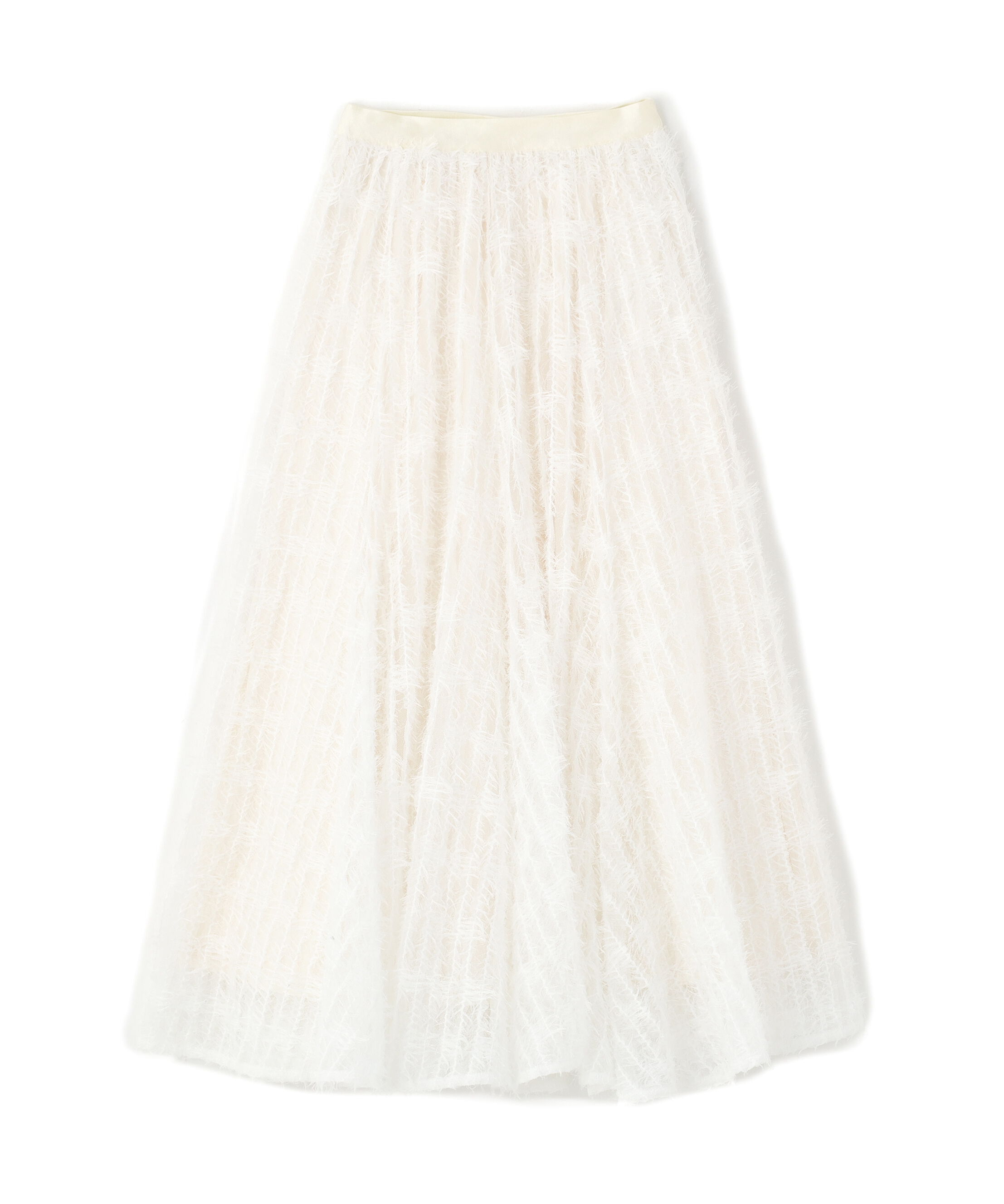 「フェザーテープチュールスカート」|スカート|