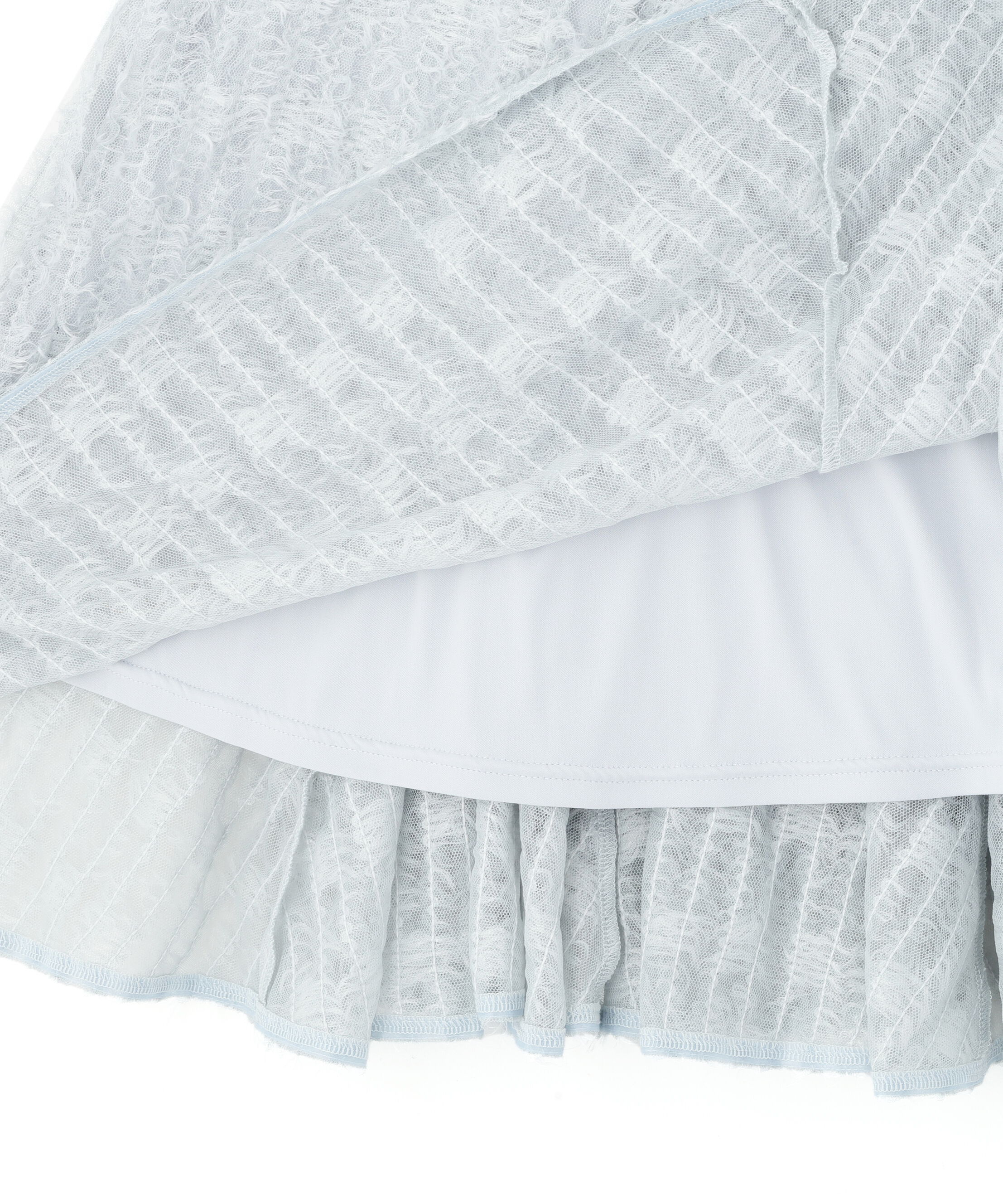  「フェザーテープチュールスカート」|スカート|