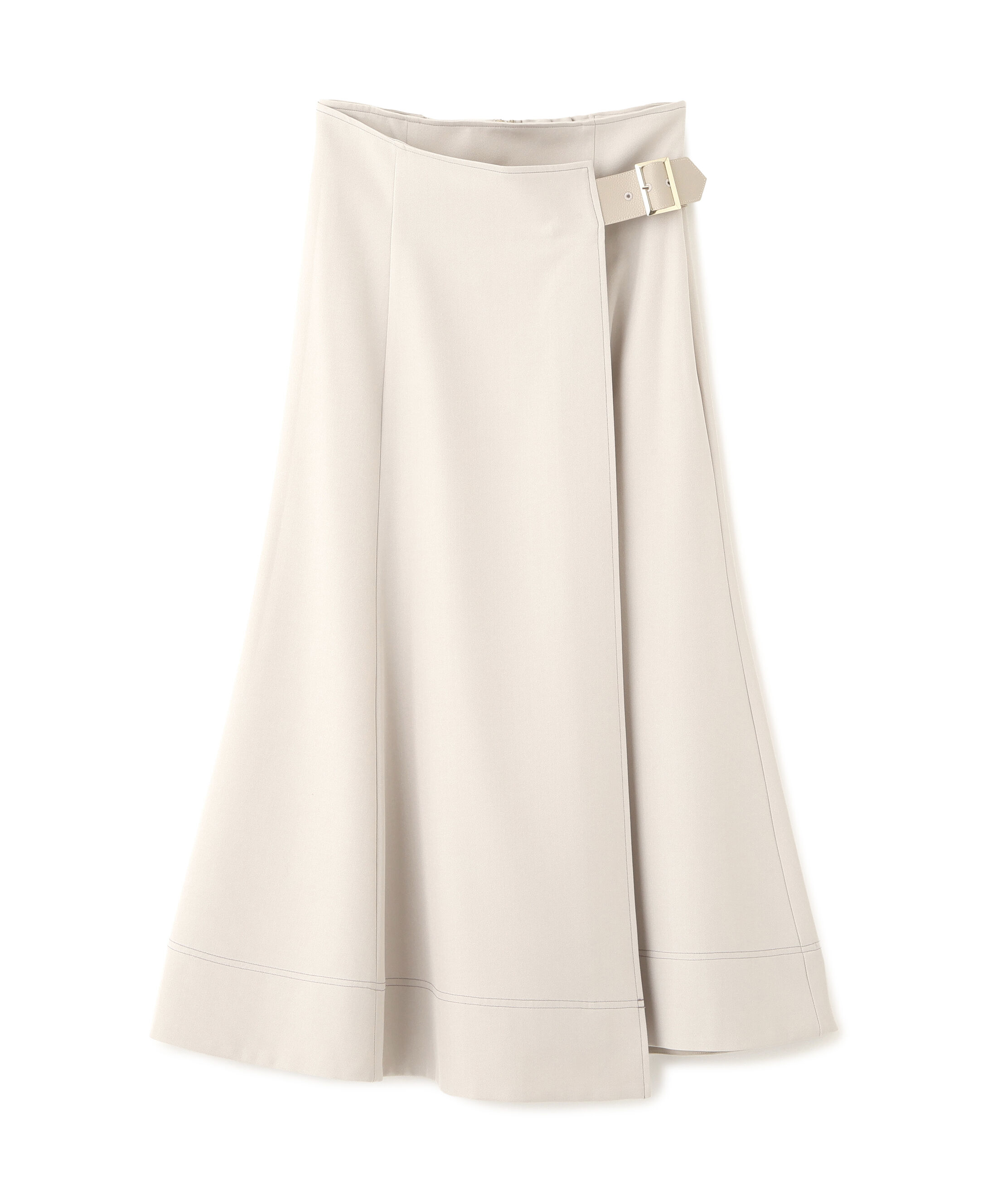  「ラップフレアステッチスカート」|スカート|