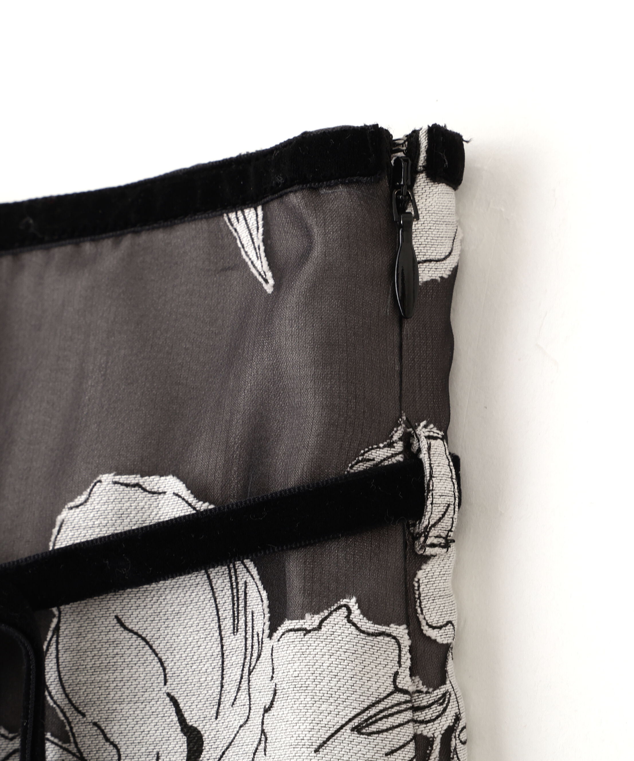  「ベロアリボンオパールフラワースカート」|スカート|