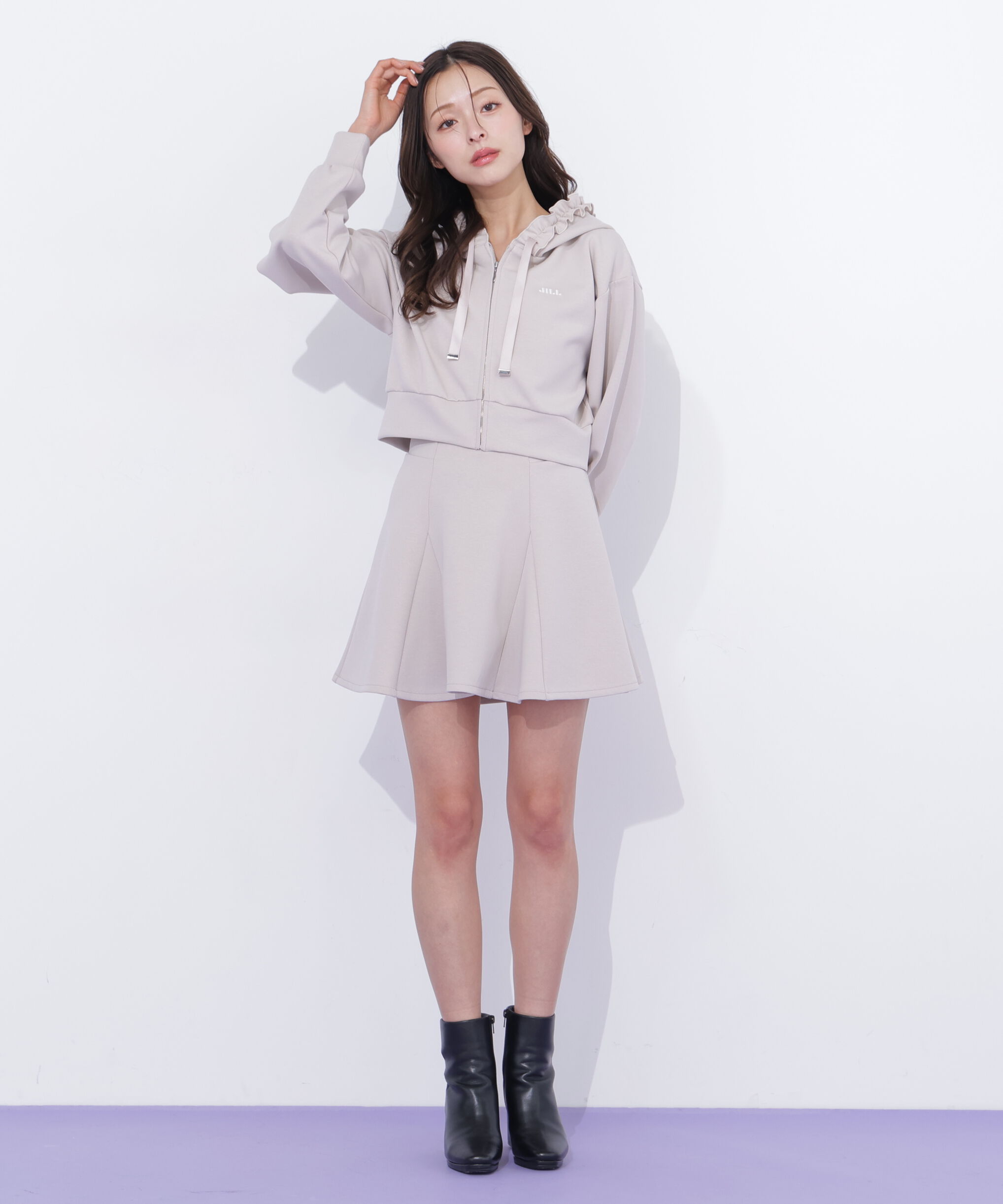  「ダイバーセットアップ　ミニスカパン」|スカート|