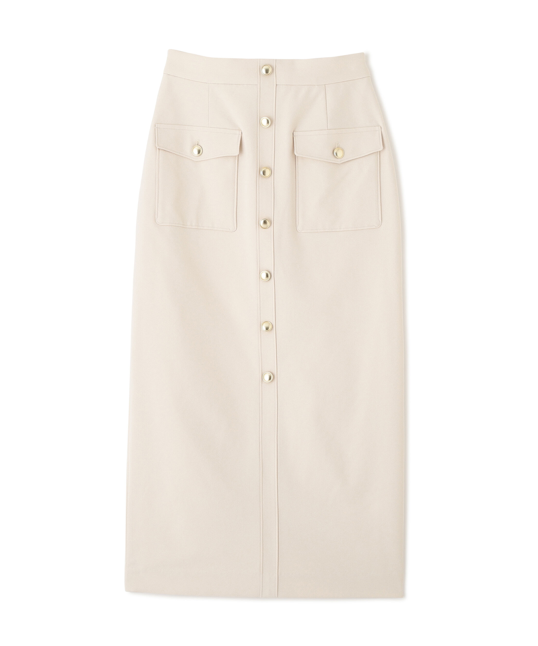 PROPORTION BODY DRESSING「フロント釦ナロースカート　26SS」|スカート|