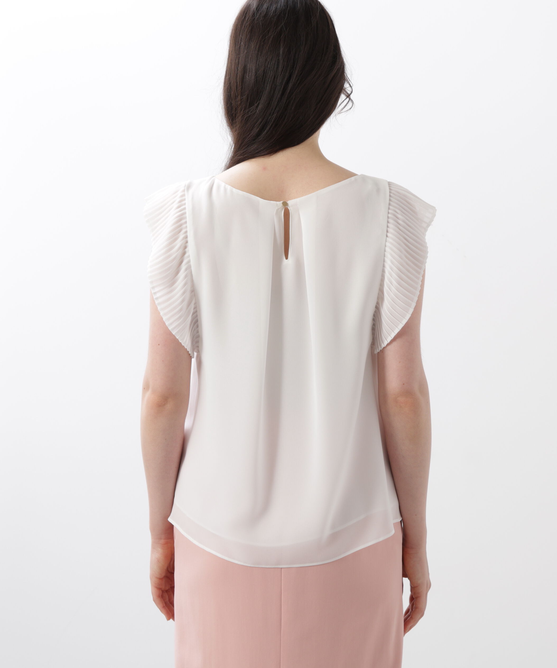  「プリーツスリーブタックブラウス」|シャツ・ブラウス|