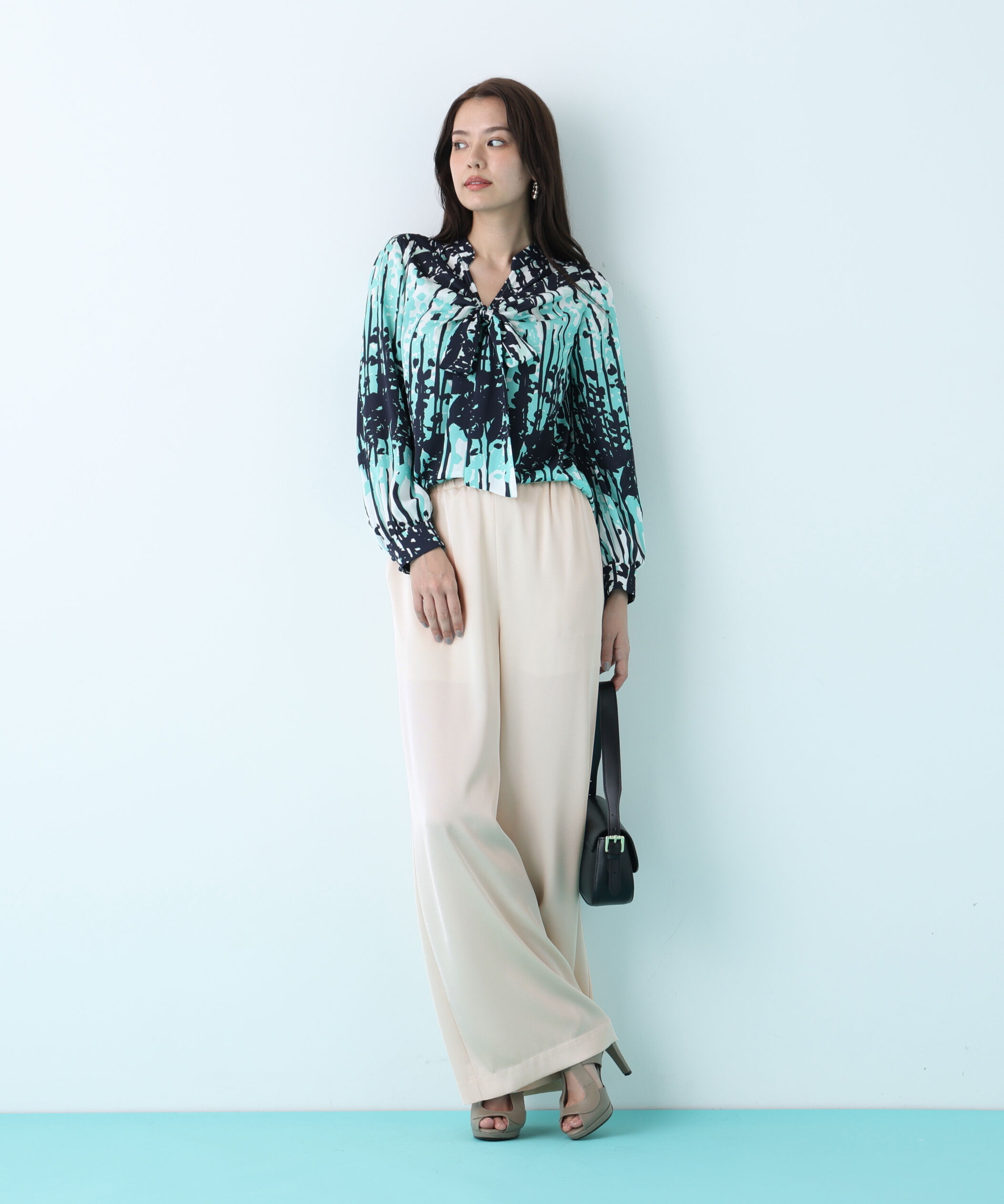  「サテンワイドパンツ」|その他|