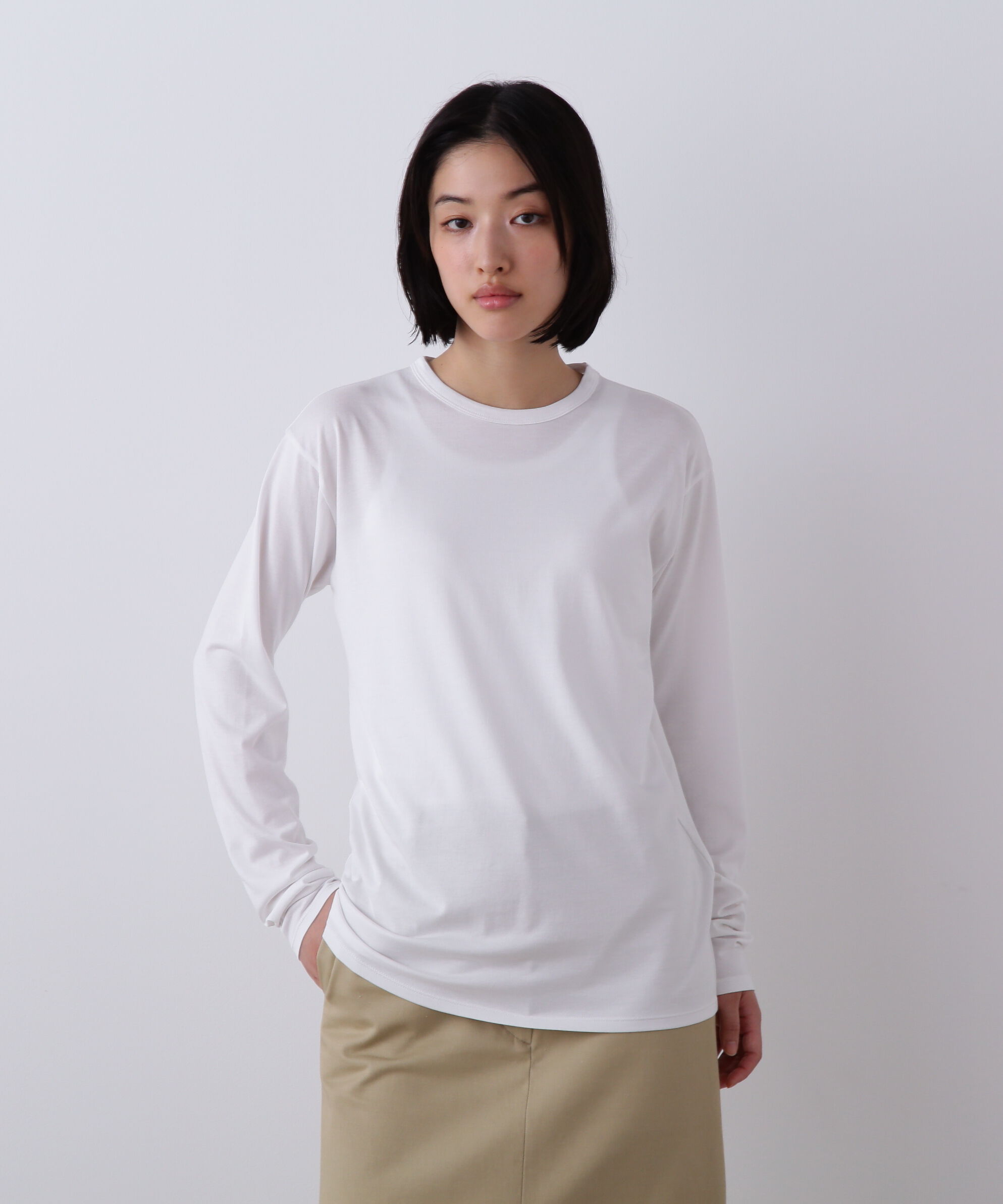YLEVE 「YLEVE / ELS GV COTTON LONG SLEEVE T-SHIRT」|Tシャツ・カットソー|