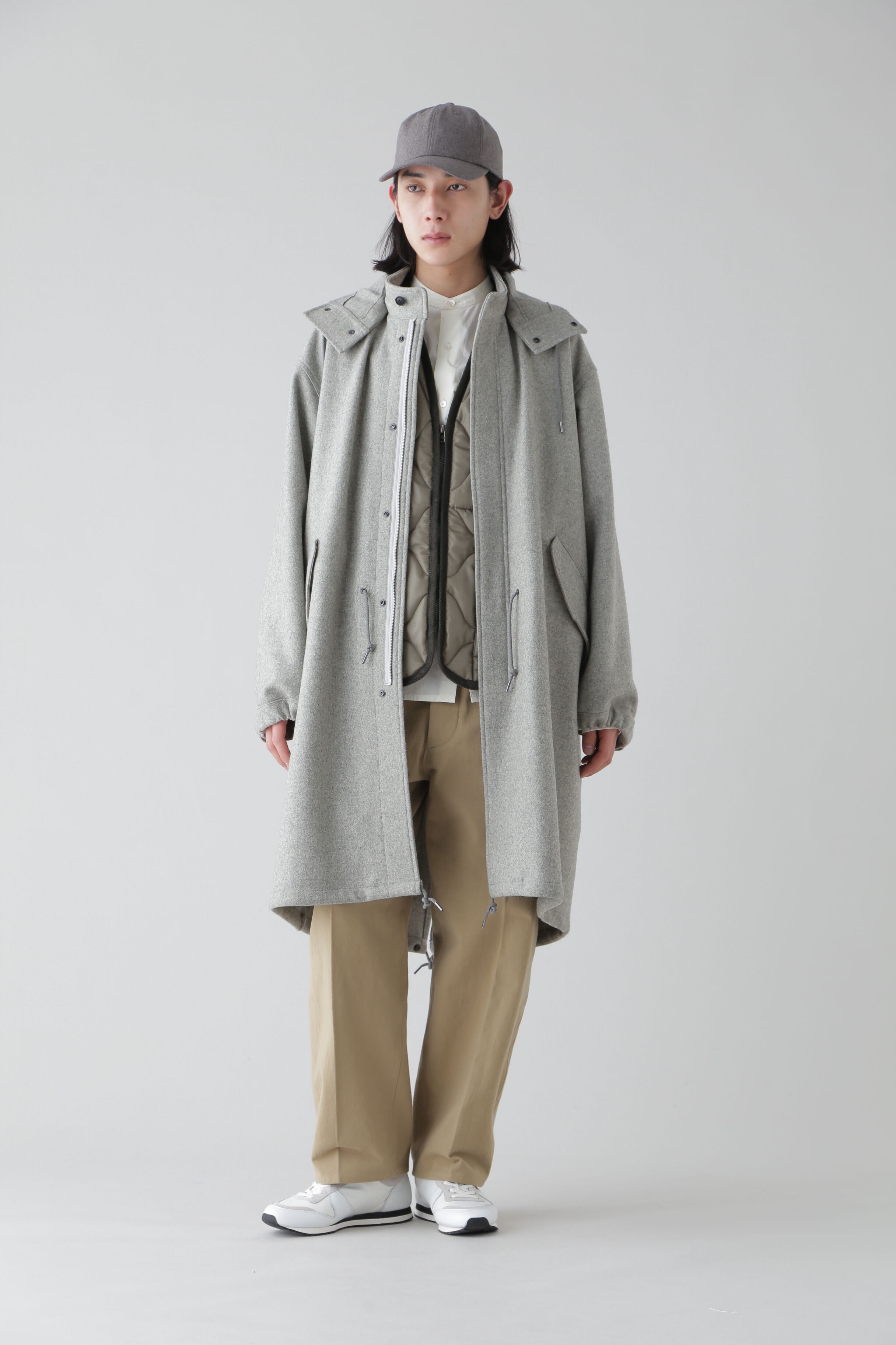 YLEVE 「LAVENHAM &times; YLEVE / ZIPPED GILET」|ブルゾン・スタジャン|