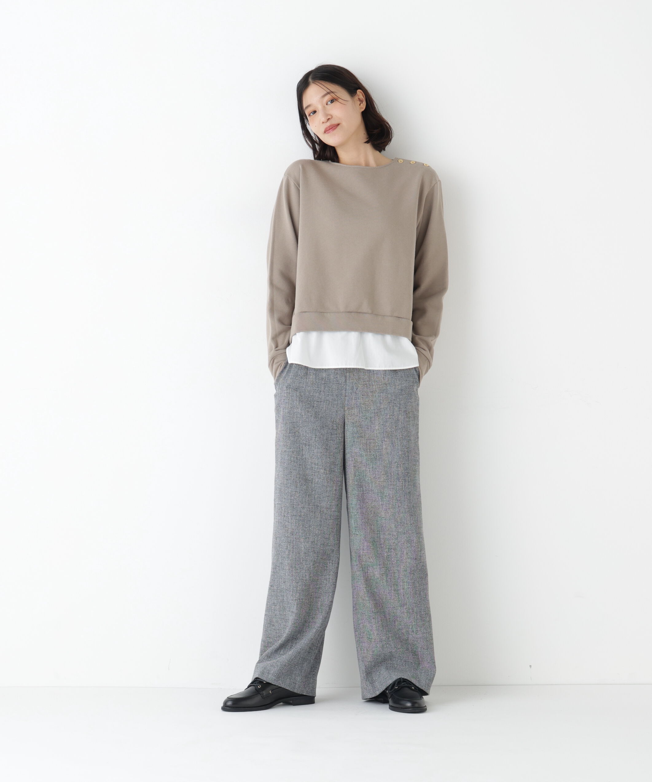  「◆《セットアップ可》ツィードフラップセミワイド」|その他|