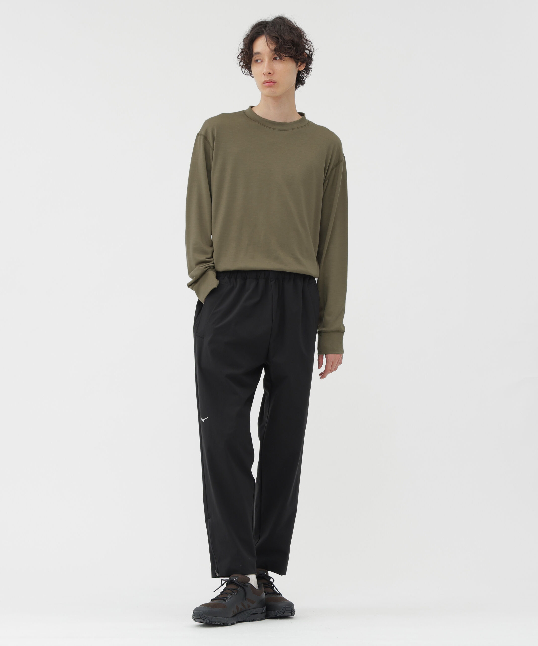 MARGARET HOWELL「FINEGAUGE WASHABLE WOOL JERSEY TOP」|Tシャツ・カットソー|