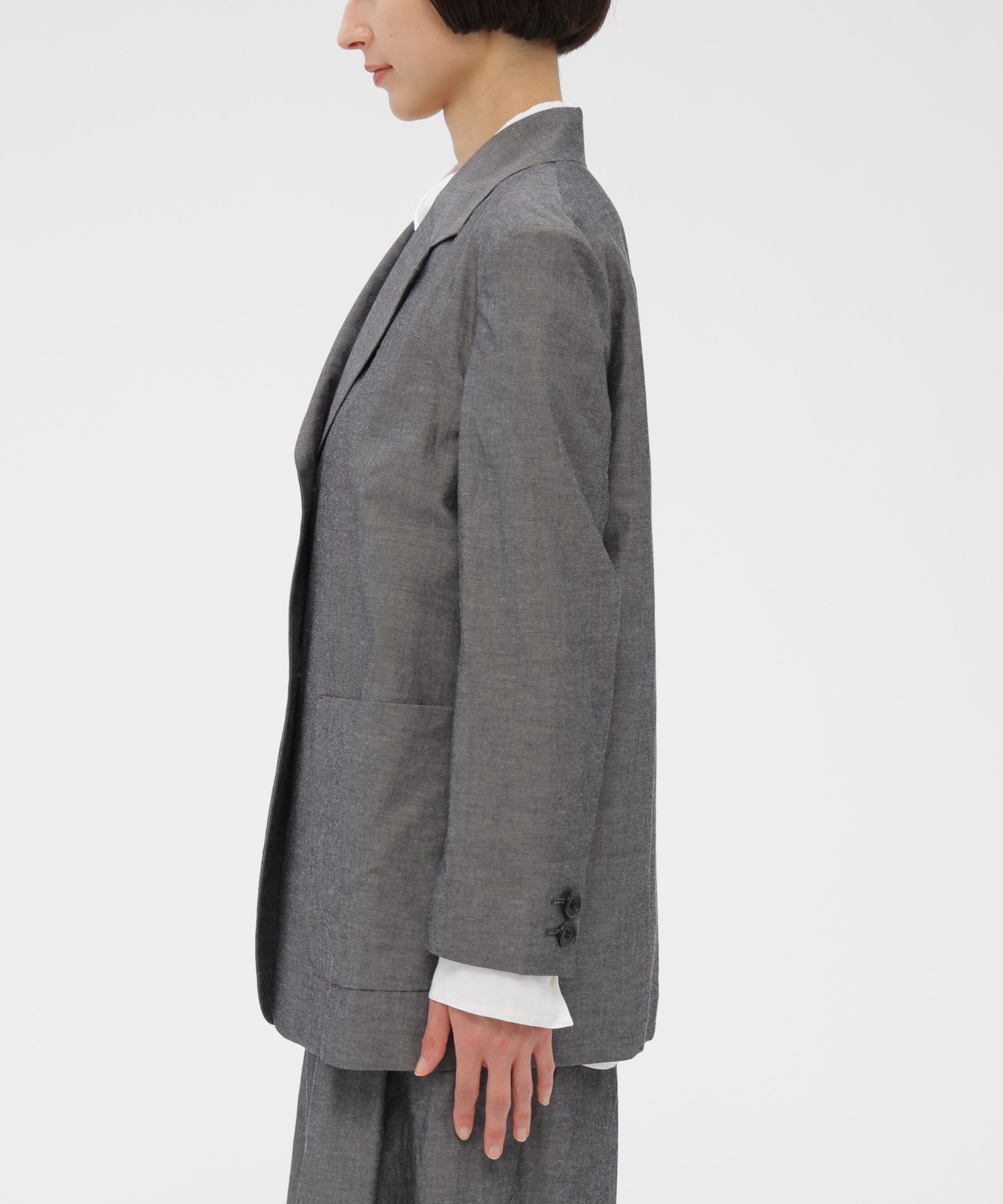  「COTTON RAMIE CHAMBRAY JACKET」|その他|