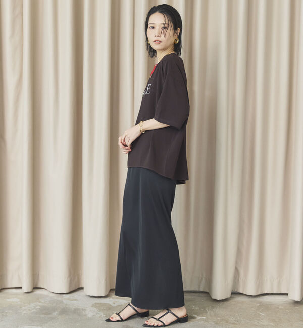 Doux archives「リブロングタイトスカート」|スカート|