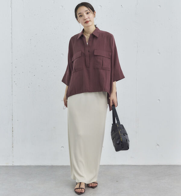 Doux archives「リブロングタイトスカート」|スカート|