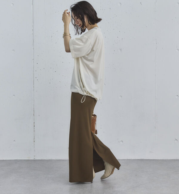 Doux archives「リブロングタイトスカート」|スカート|
