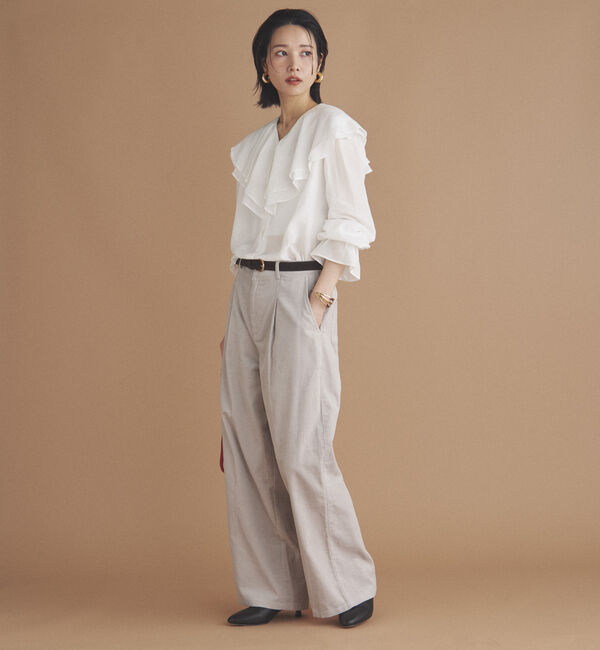 Doux archives「キャンディースリーブフリルブラウス」|シャツ・ブラウス|