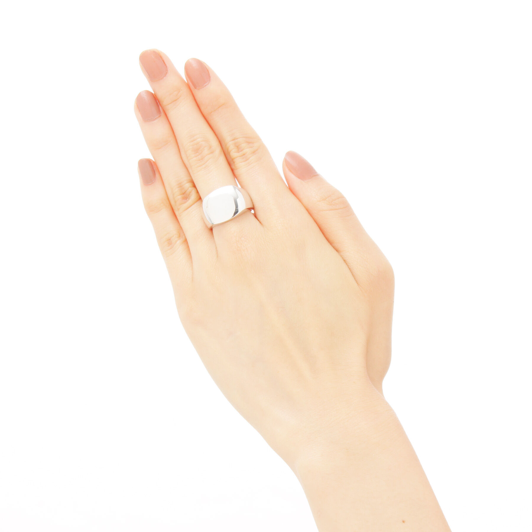 COCOSHNIK「シルバー シグネットリング スクエア」|リング|