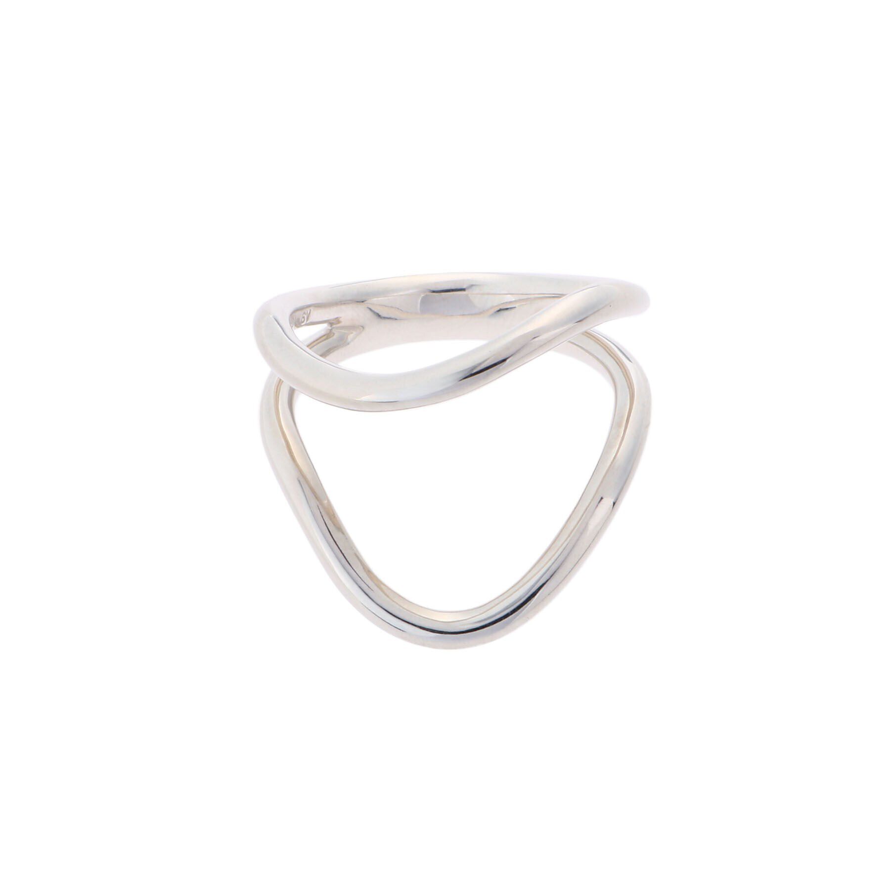 COCOSHNIK「シルバー 2連ライン リング」|リング|