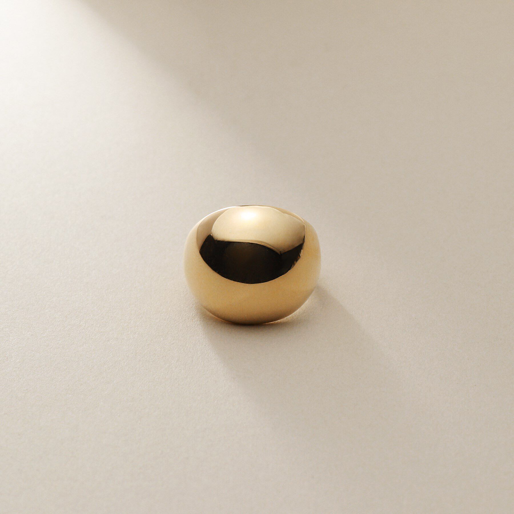 COCOSHNIK「K10プランプシェイプ リング」|リング|