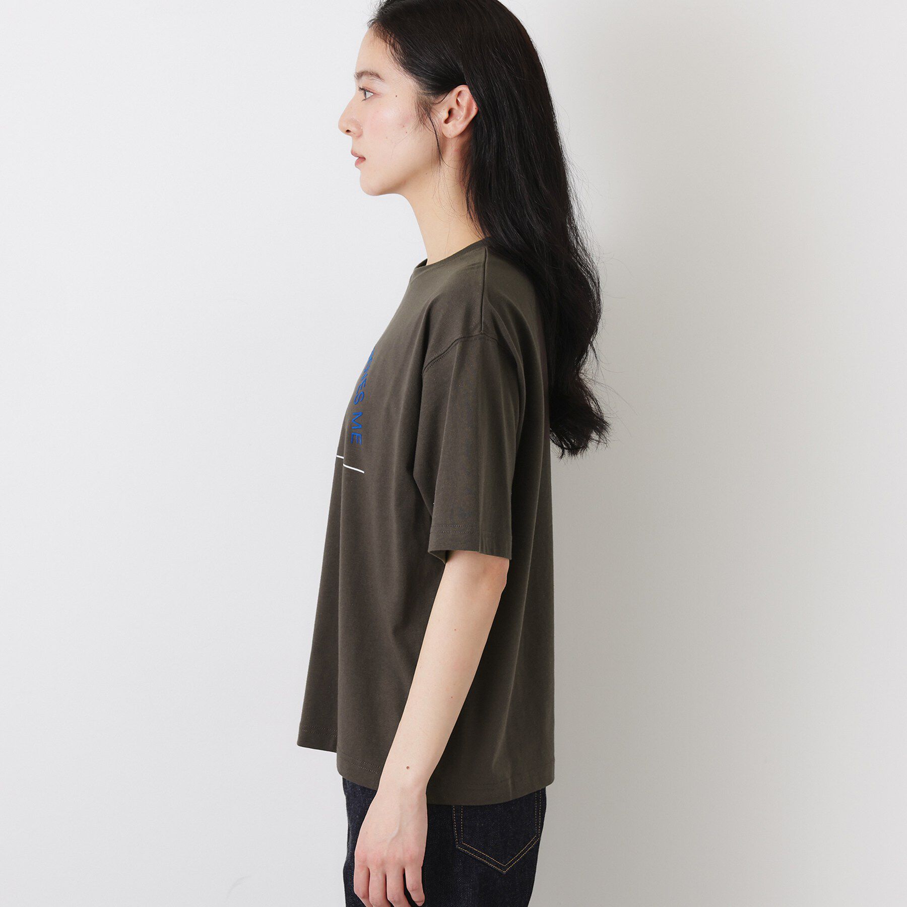 Dessin「【洗える】オーガニックコットンロゴTシャツ」|Tシャツ・カットソー|