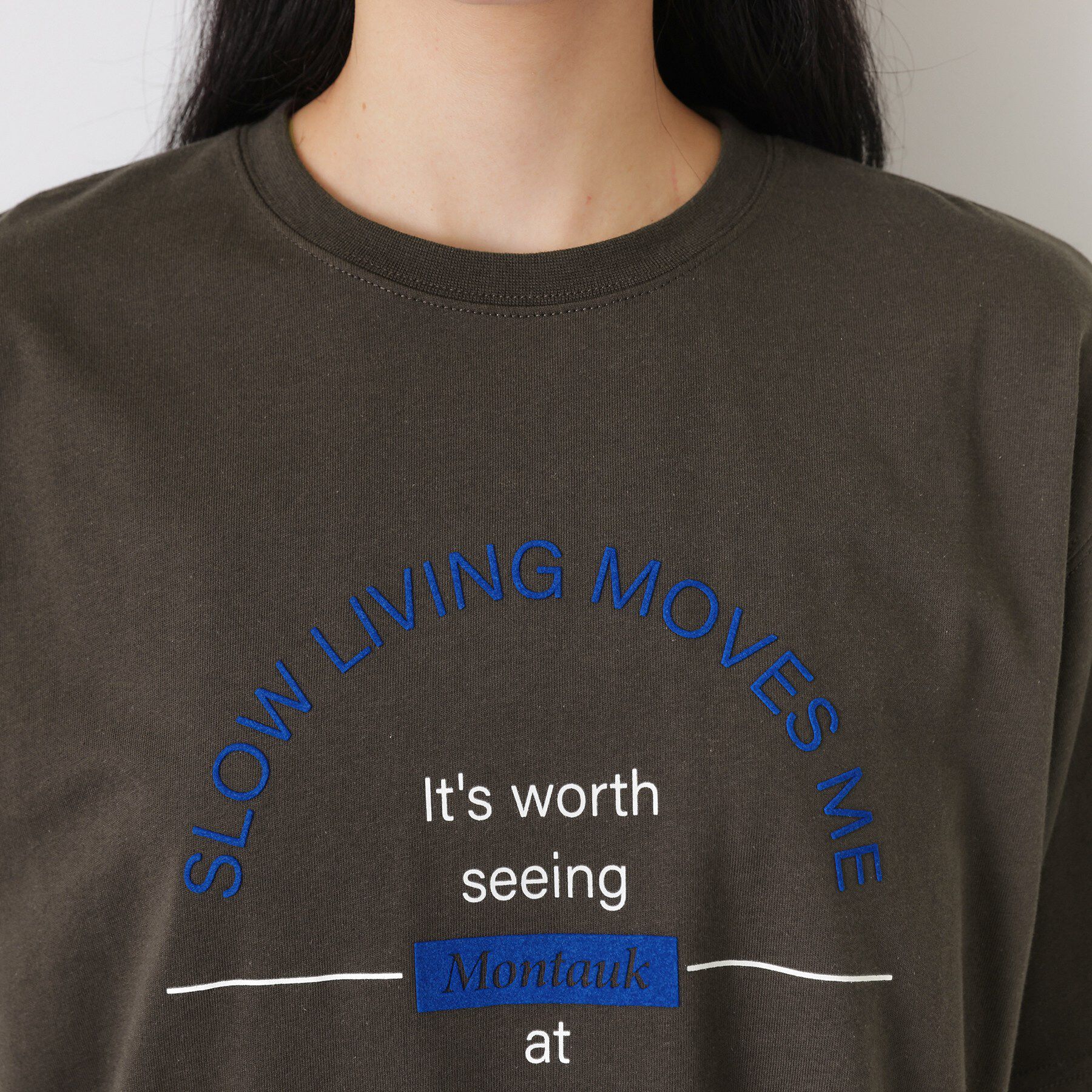 Dessin「【洗える】オーガニックコットンロゴTシャツ」|Tシャツ・カットソー|