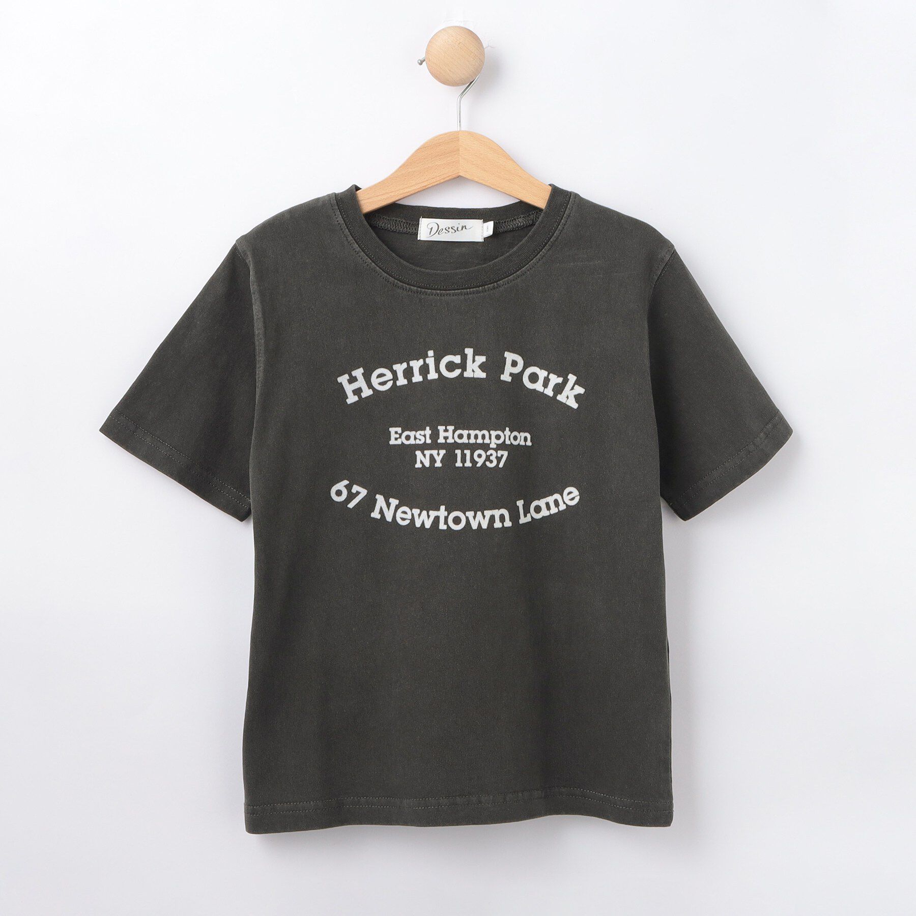 Dessin「ピグメント染め Tシャツ」|Tシャツ・カットソー|ブラック(019)