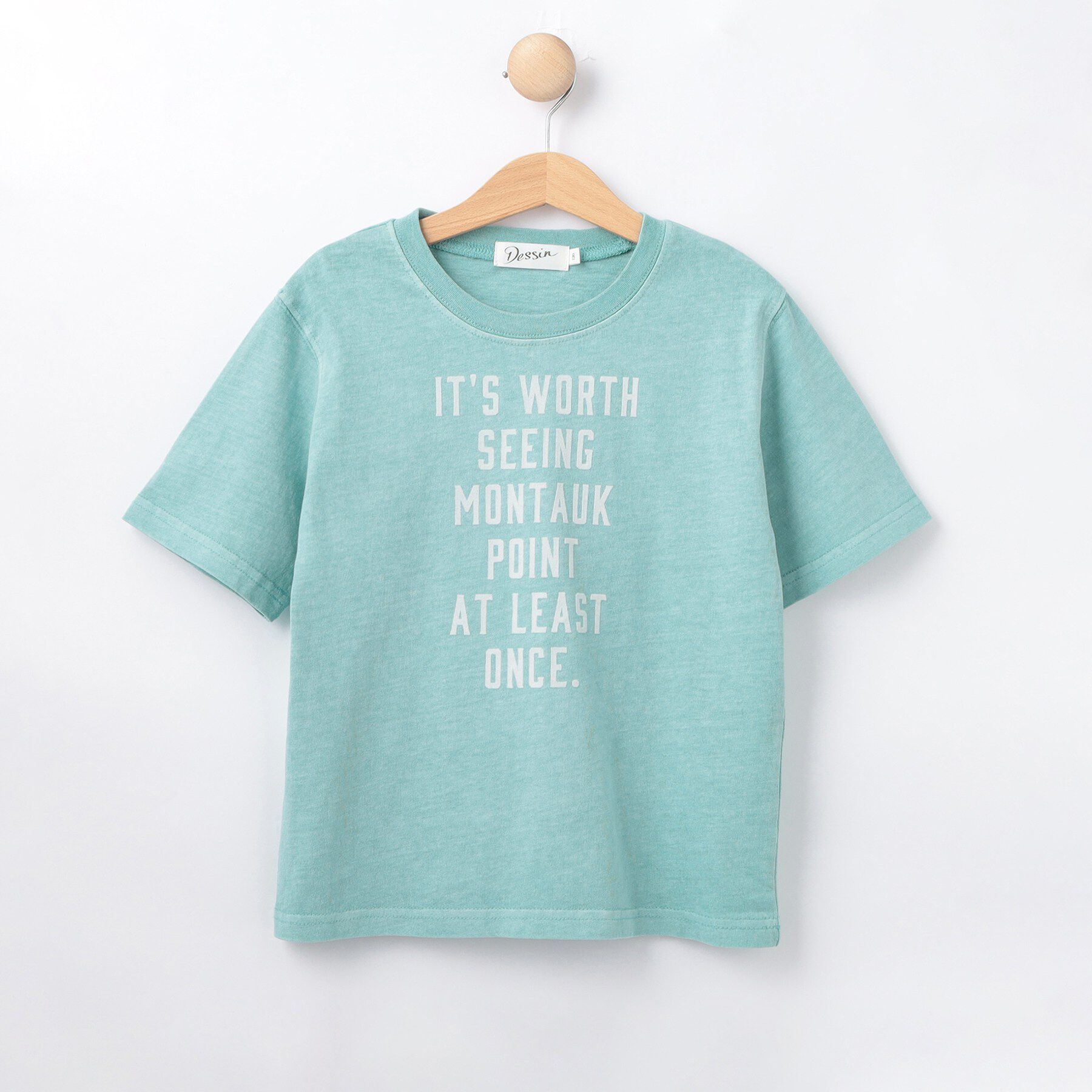 Dessin「ピグメント染め Tシャツ」|Tシャツ・カットソー|ブルー(091)