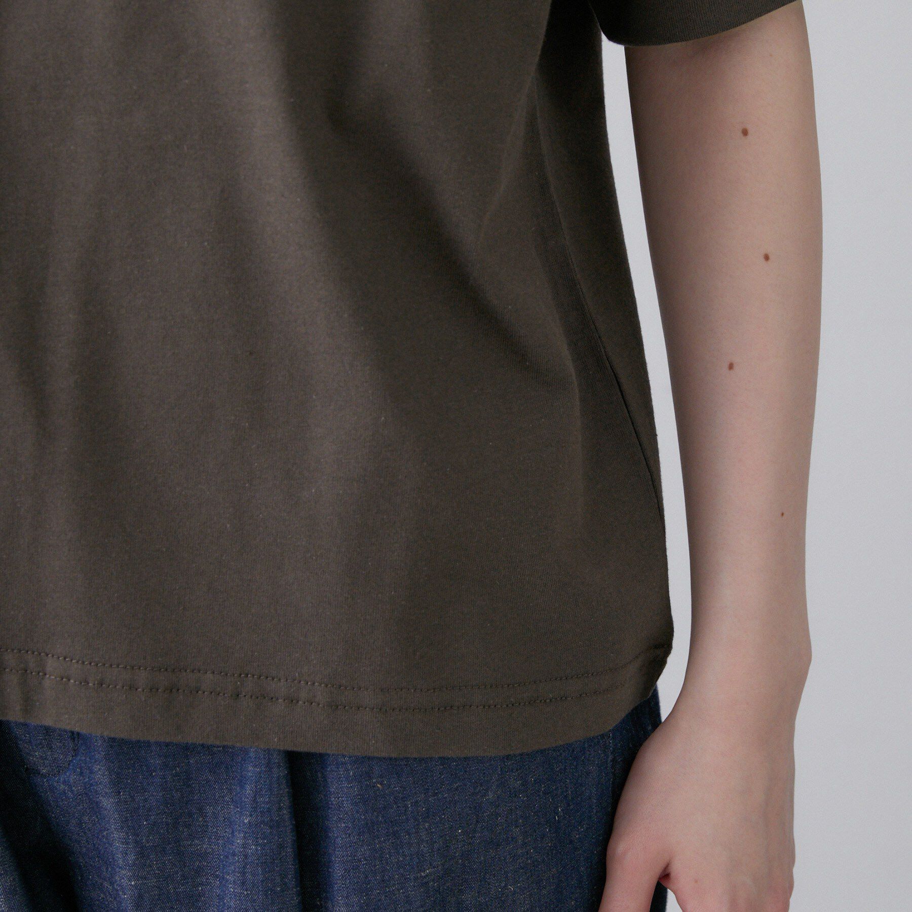 Dessin「【洗える】オーガニックコットンロゴTシャツ」|Tシャツ・カットソー|