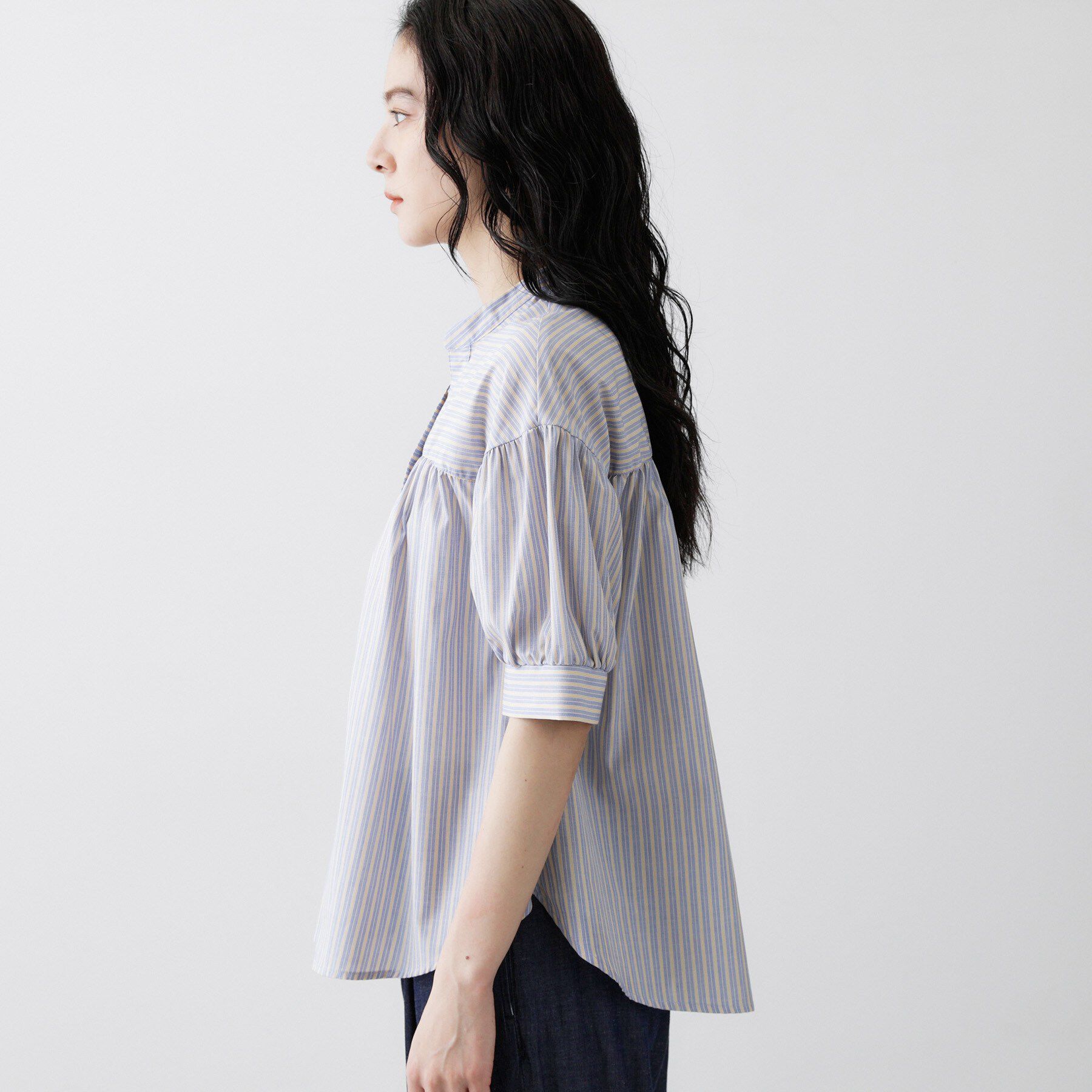 Dessin「ストライプスキッパーシャツ」|シャツ・ブラウス|