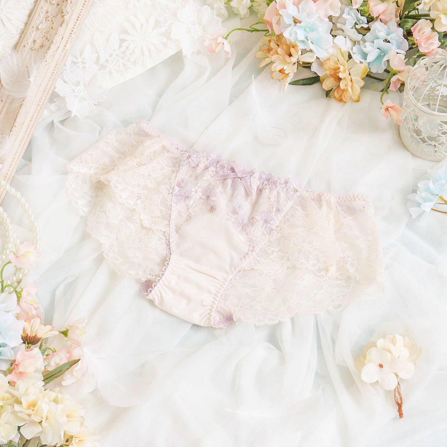 Risa Magli「フェナ レースショーツ」|インナー|ピンク(071)